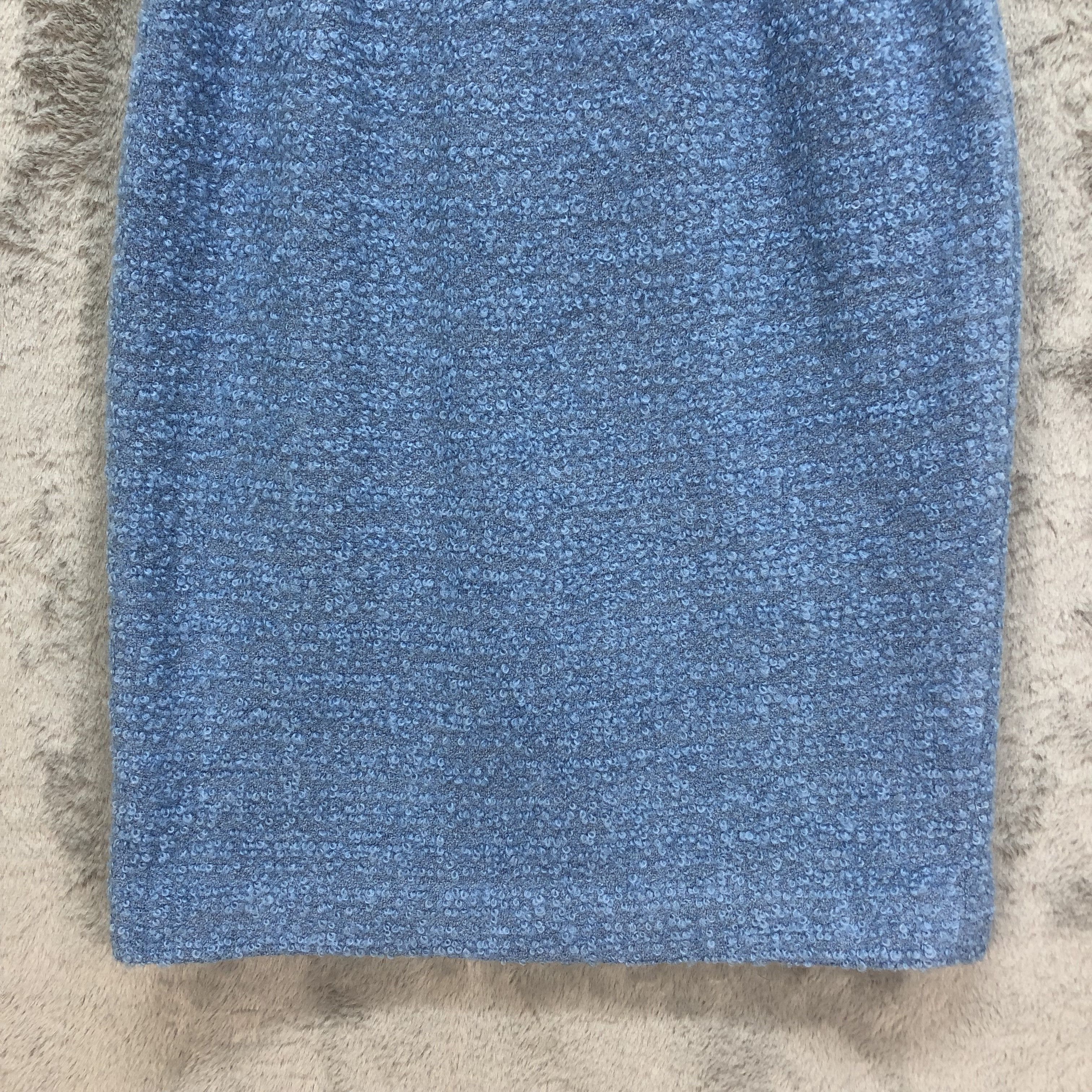 Farah Farah Tweed Baby Blue Mini Skirts #6215-54 Size 25" / US 0 / IT 36 - 3 Thumbnail