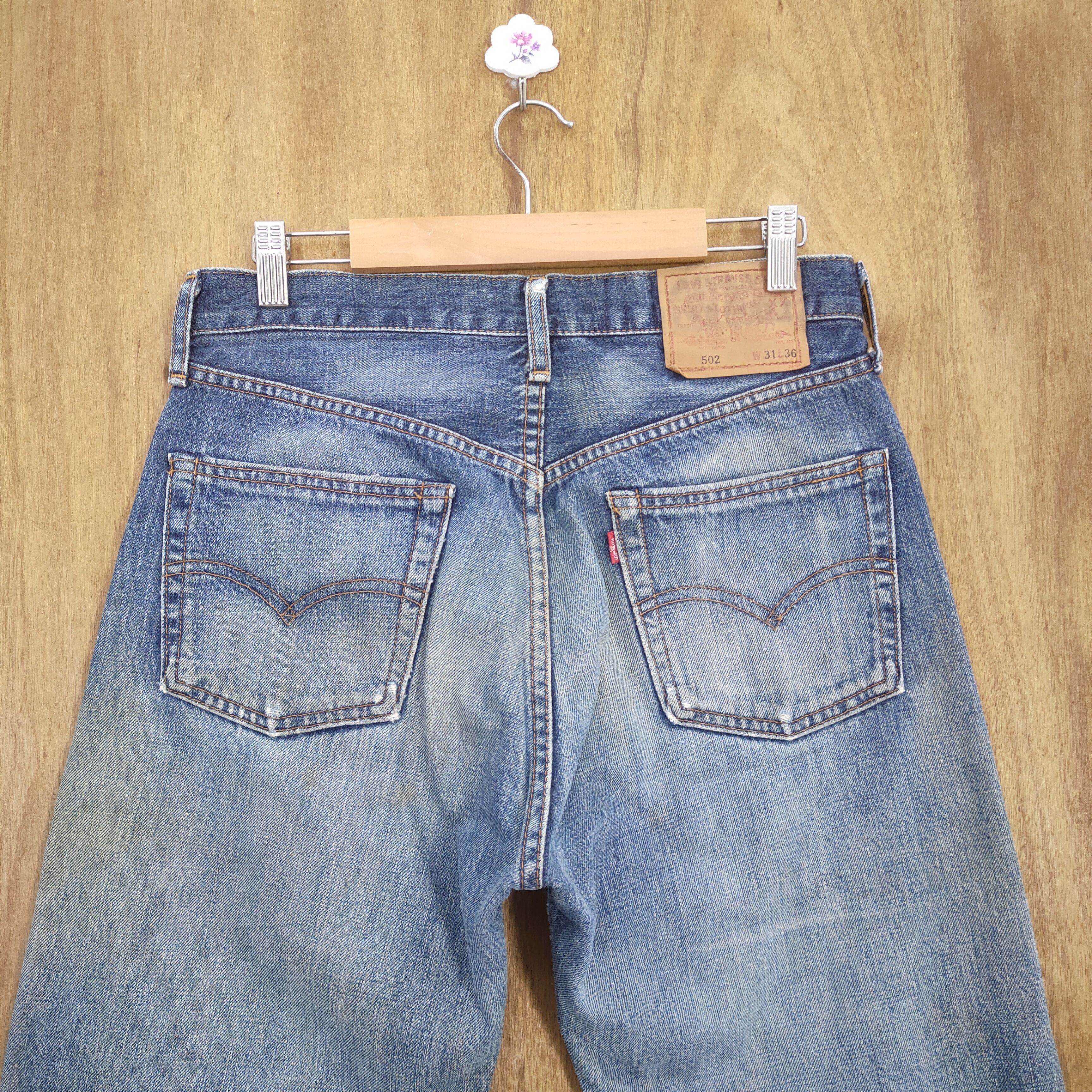Levi's Vintage Clothing VINTAGE LEVI'S 502 BIG E 96' SELVEDGE RIPPEP JEANS PANTS Size US 30 / EU 46 - 11 Thumbnail