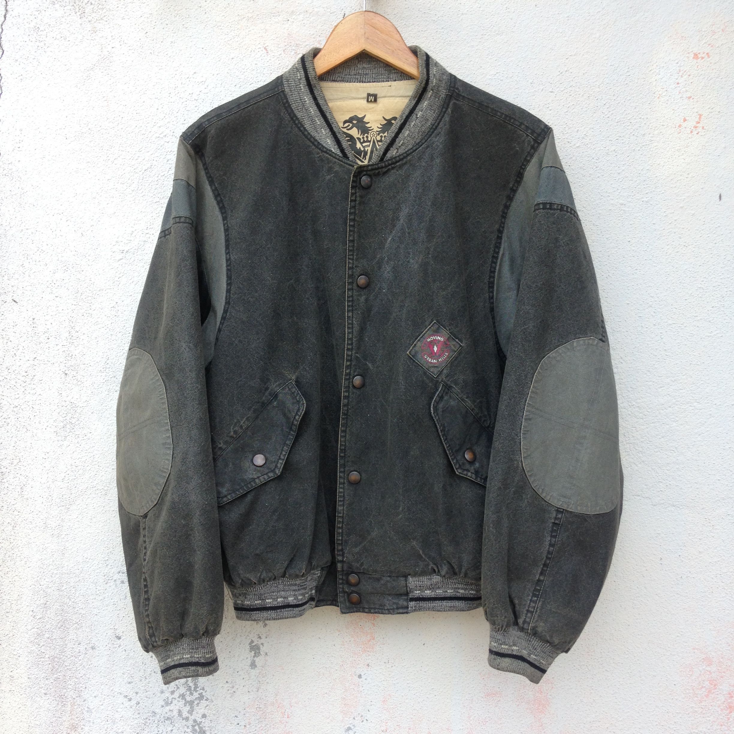 Vintage Vintage Athletic Dept Bomber Jacket Size US M / EU 48-50 / 2 - 1 Thumbnail