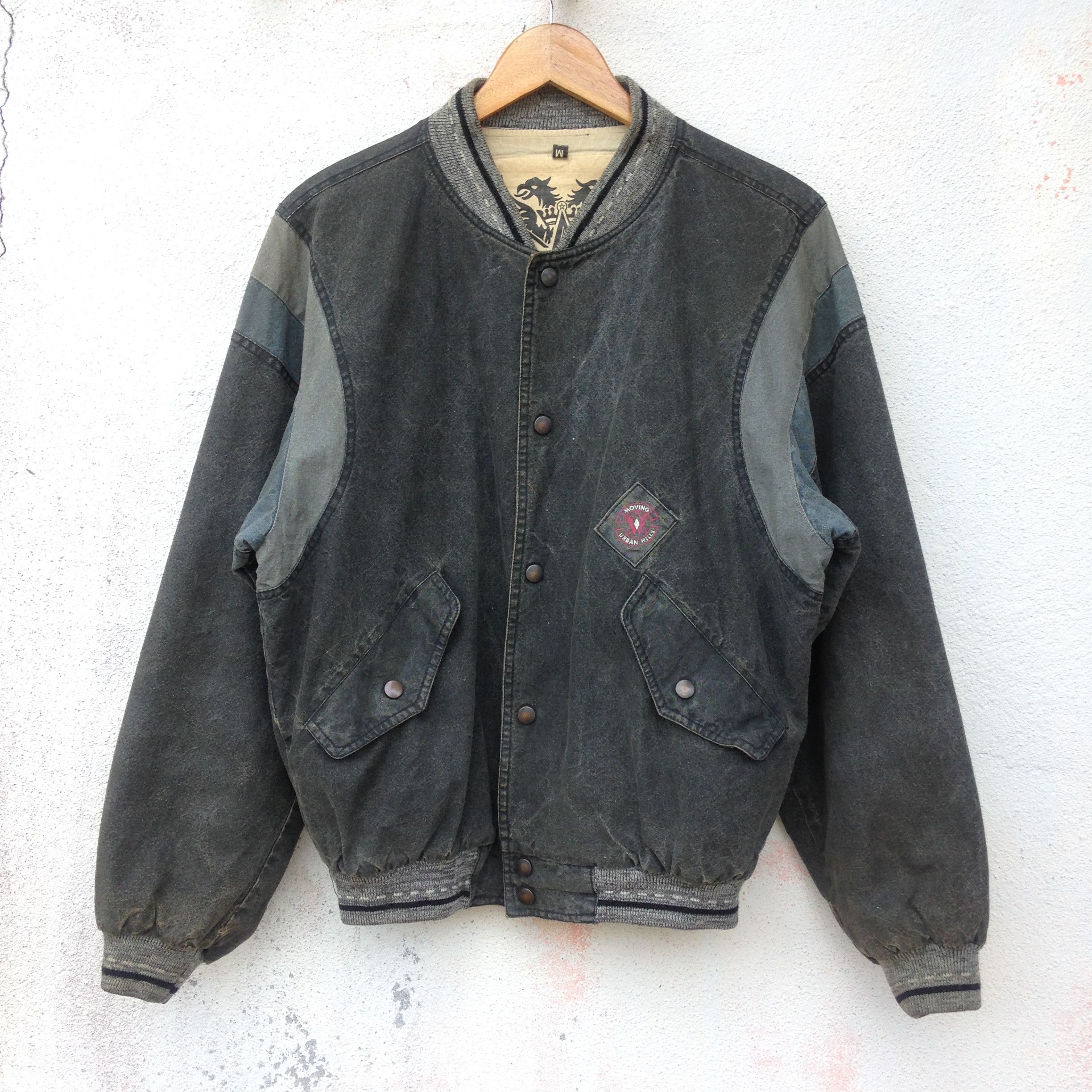 Vintage Vintage Athletic Dept Bomber Jacket Size US M / EU 48-50 / 2 - 4 Thumbnail