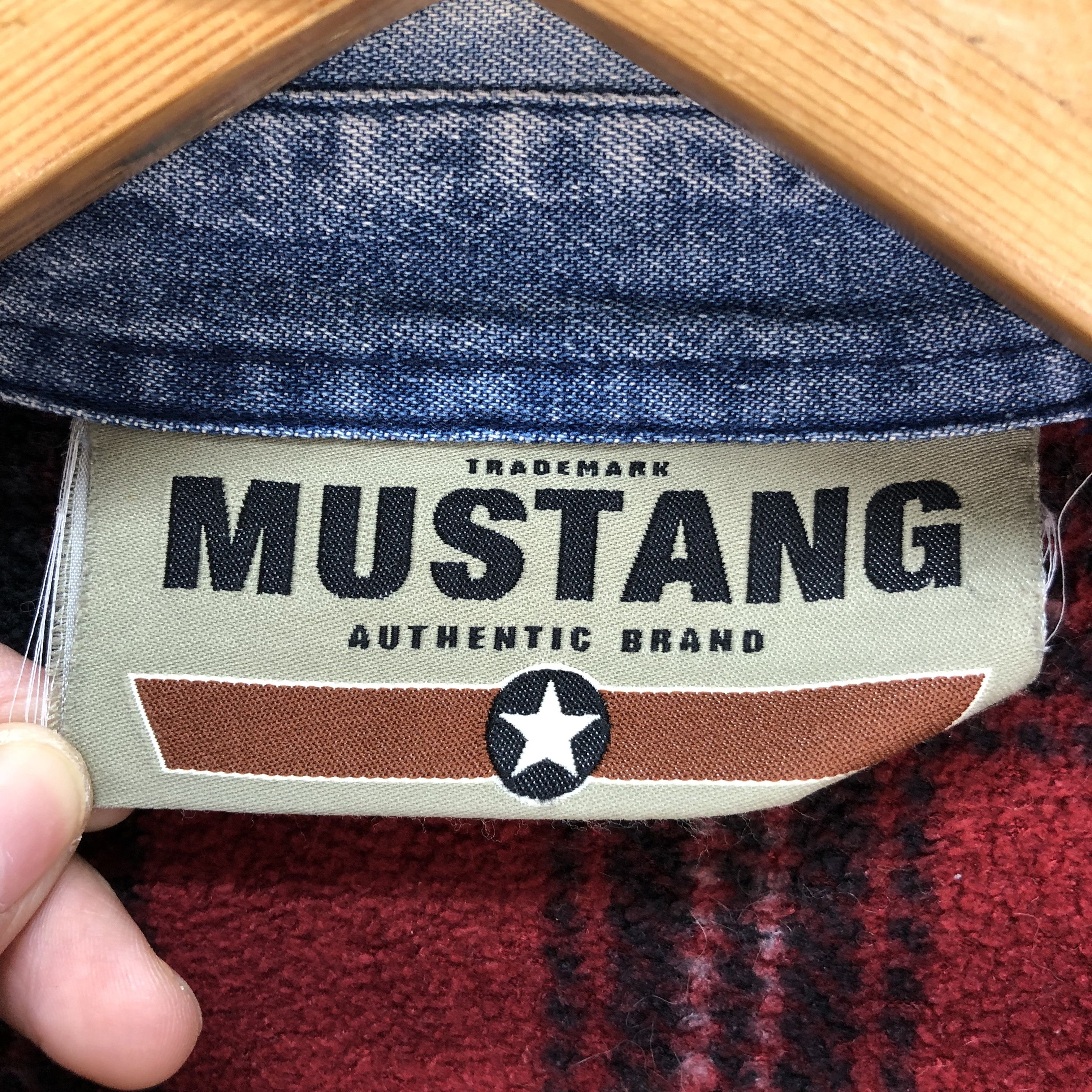 Mustang MUSTANG TARTAN LINED DENIM JACKET #6367-61 Size US M / EU 48-50 / 2 - 8 Thumbnail