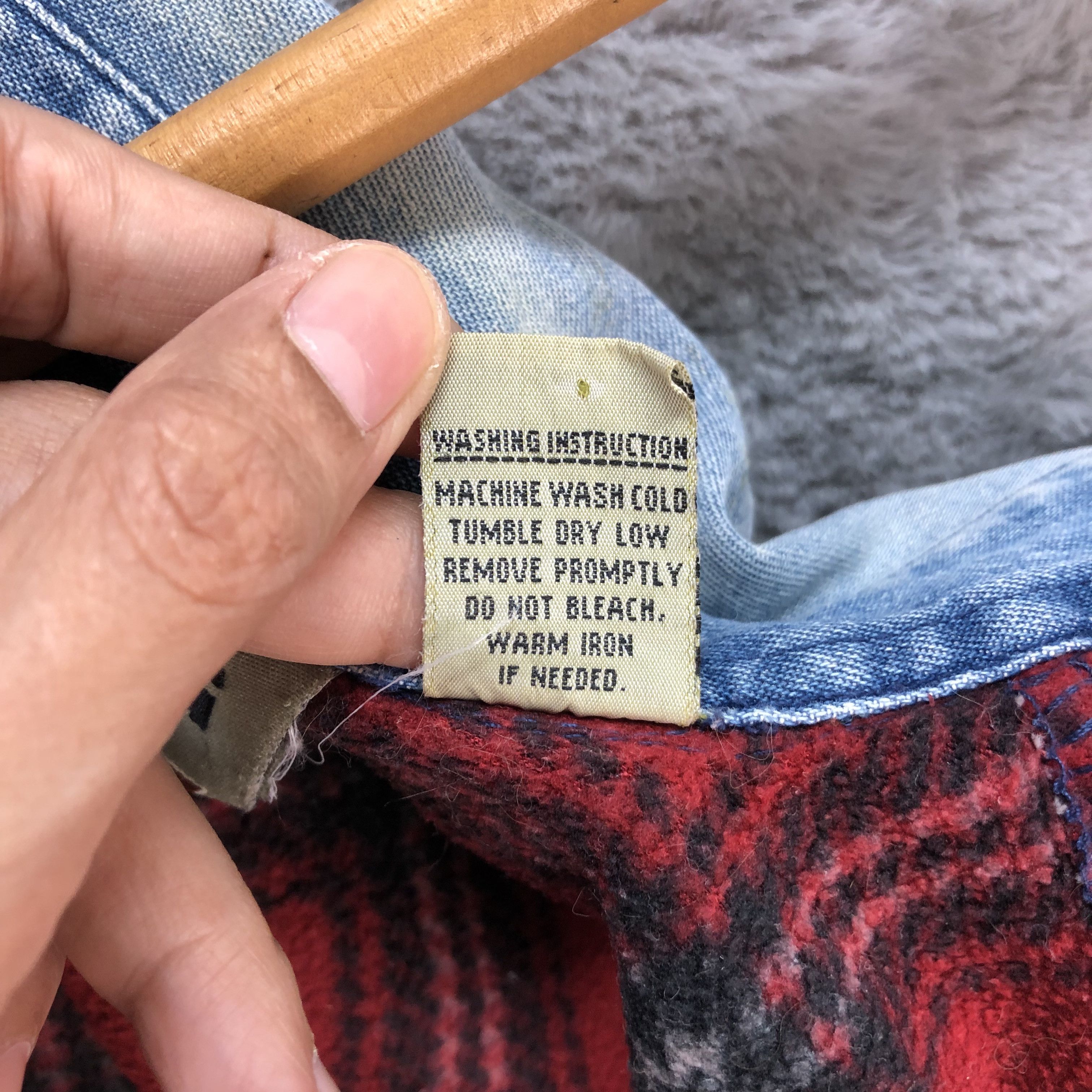 Mustang MUSTANG TARTAN LINED DENIM JACKET #6367-61 Size US M / EU 48-50 / 2 - 10 Thumbnail