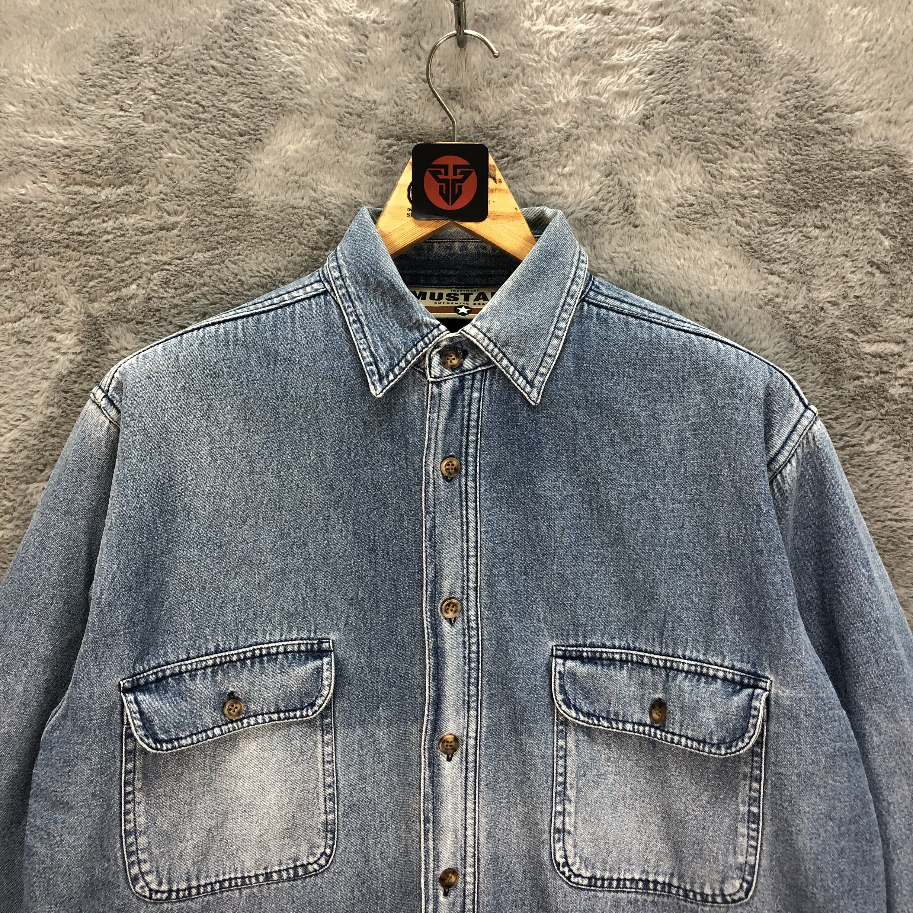 Mustang MUSTANG TARTAN LINED DENIM JACKET #6367-61 Size US M / EU 48-50 / 2 - 2 Thumbnail