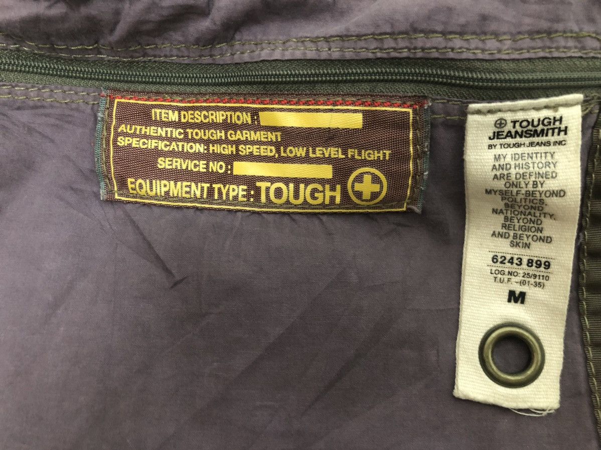 Japanese Brand 💪🏼 TOUGH JEANS SMITH TACTICAL DISTRESSED SHOULDER BAG DESIGN Size ONE SIZE - 10 Thumbnail