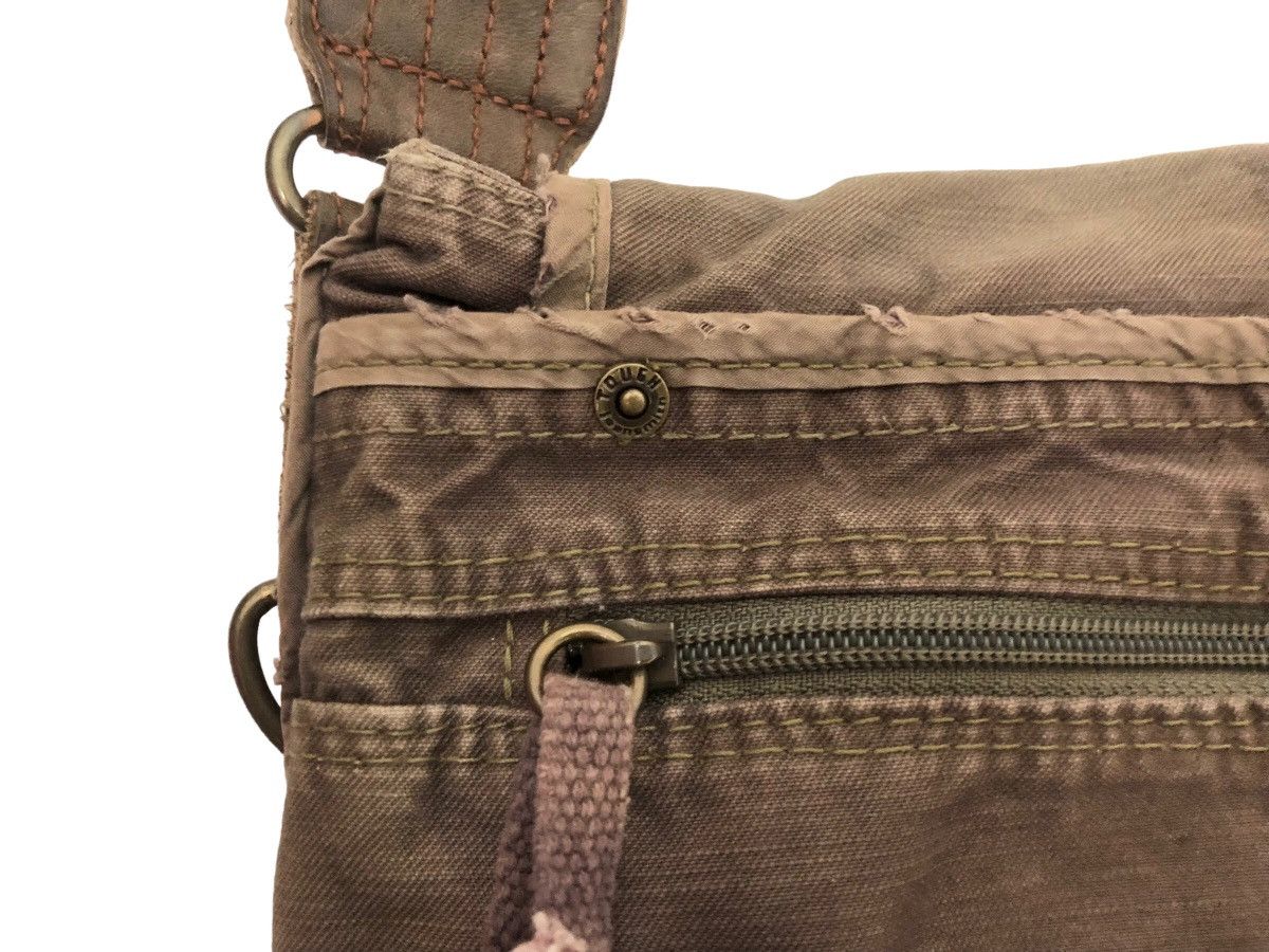 Japanese Brand 💪🏼 TOUGH JEANS SMITH TACTICAL DISTRESSED SHOULDER BAG DESIGN Size ONE SIZE - 9 Thumbnail