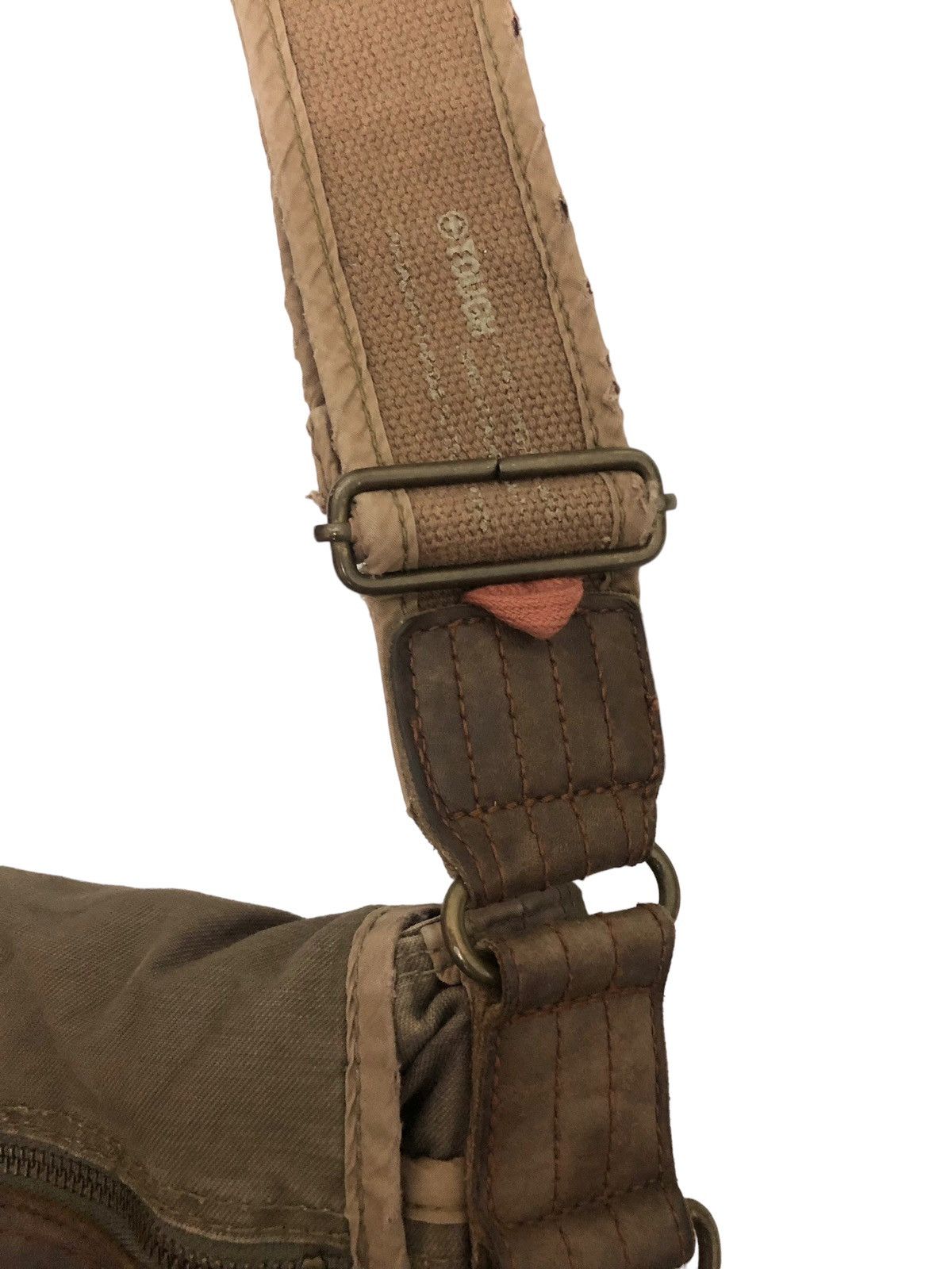 Japanese Brand 💪🏼 TOUGH JEANS SMITH TACTICAL DISTRESSED SHOULDER BAG DESIGN Size ONE SIZE - 5 Thumbnail