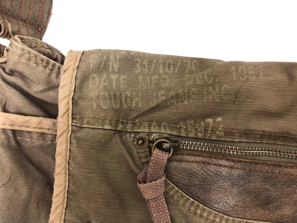 Japanese Brand 💪🏼 TOUGH JEANS SMITH TACTICAL DISTRESSED SHOULDER BAG DESIGN Size ONE SIZE - 4 Thumbnail