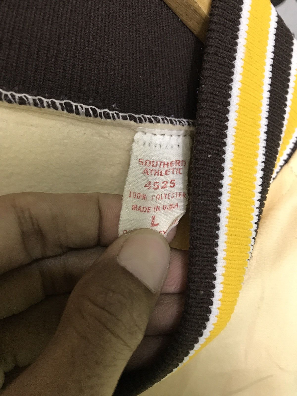 Vintage VINTAGE 60s-70s SOUTHERN ATHLETIC TRACK JACKET MADE IN USA Size US L / EU 52-54 / 3 - 6 Thumbnail