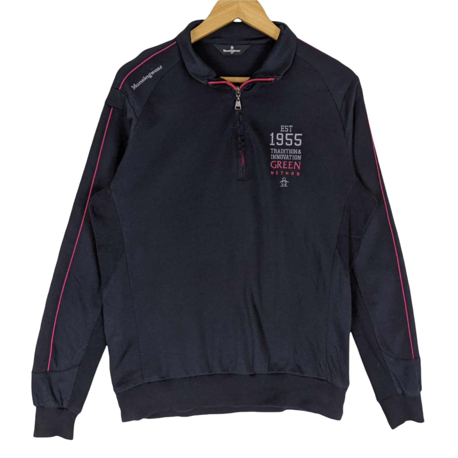 Japanese Brand MUNSINGWEAR Sportswear Tennis Jumper Sweatshirt Size US L / EU 52-54 / 3 - 2 Thumbnail