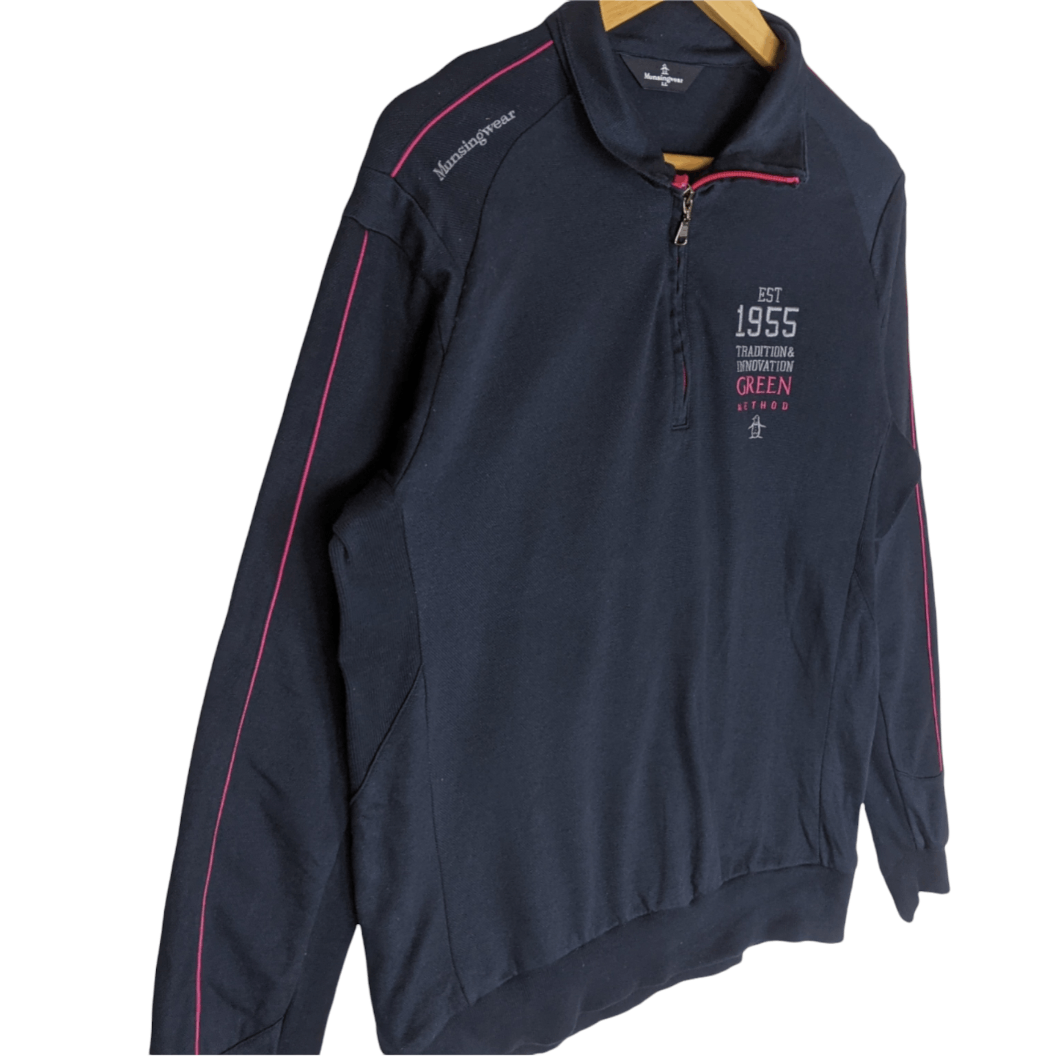 Japanese Brand MUNSINGWEAR Sportswear Tennis Jumper Sweatshirt Size US L / EU 52-54 / 3 - 3 Thumbnail