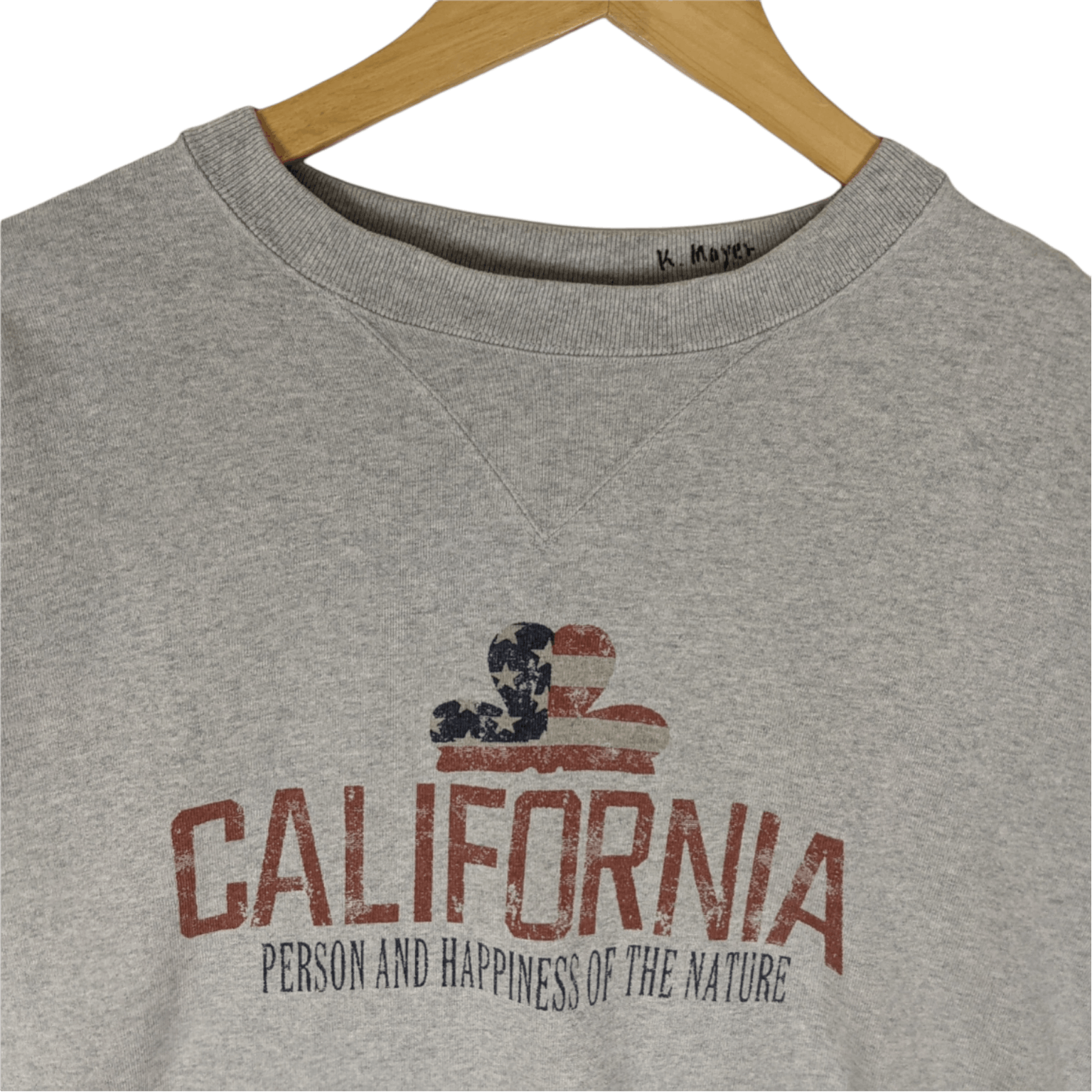 Japanese Brand Japan KRIFF MAYER California Spell Out Crewneck Sweatshirt Size US XL / EU 56 / 4 - 4 Thumbnail