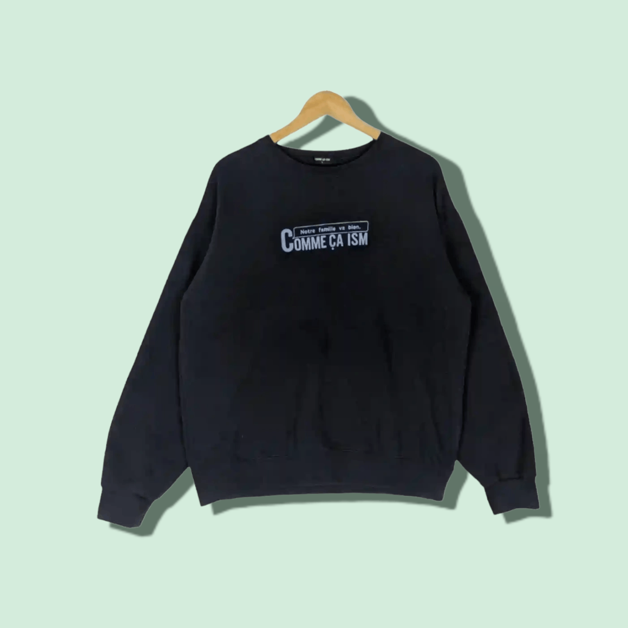 Comme Ca Ism × Japanese Brand COMME CA ISM Crewneck Jumper Sweatshirt Size US L / EU 52-54 / 3 - 1 Thumbnail