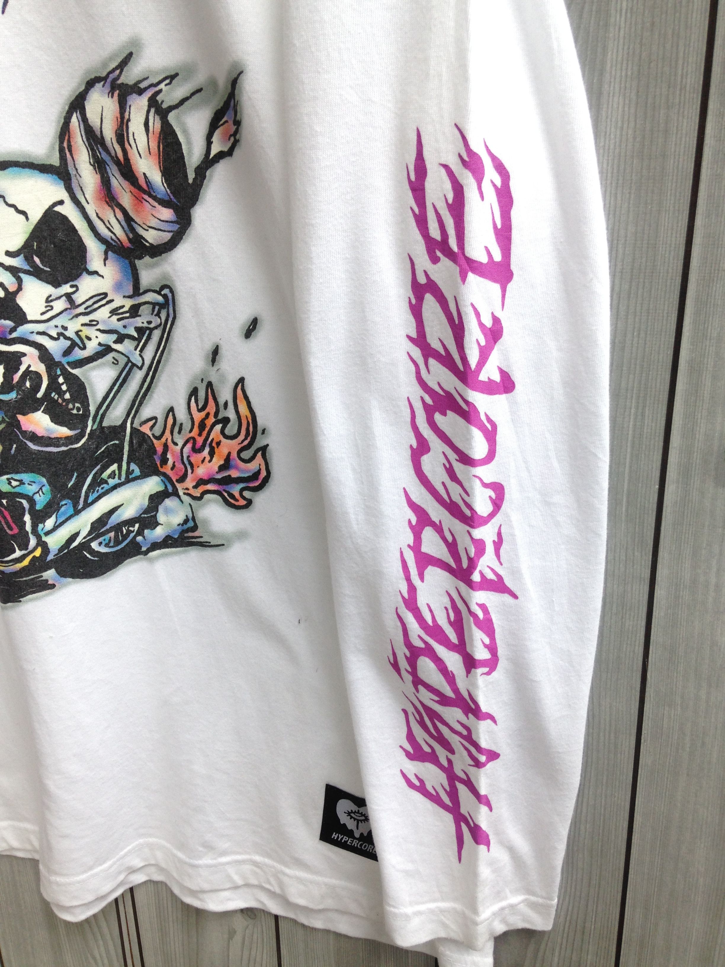 Japanese Brand Hypercore Cute Punk Teddy Bear Raider Shirt Size US XXL / EU 58 / 5 - 3 Thumbnail