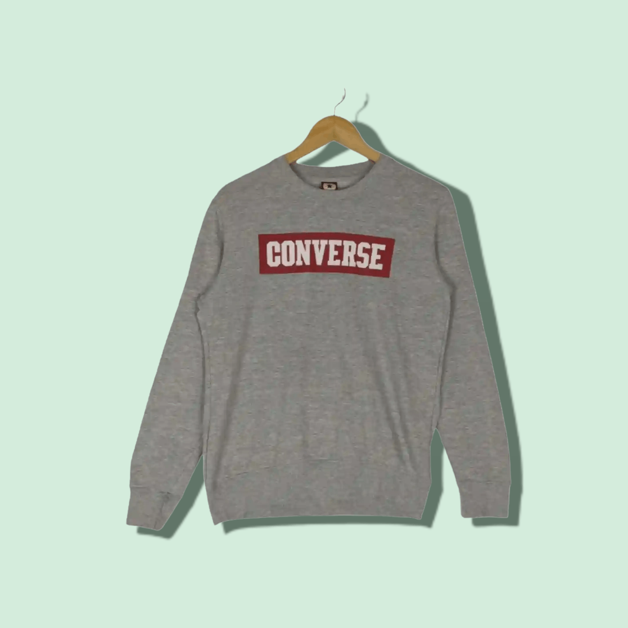 Converse CONVERSE Box Logo Crewneck Jumper Sweatshirt Size US S / EU 44-46 / 1 - 1 Thumbnail