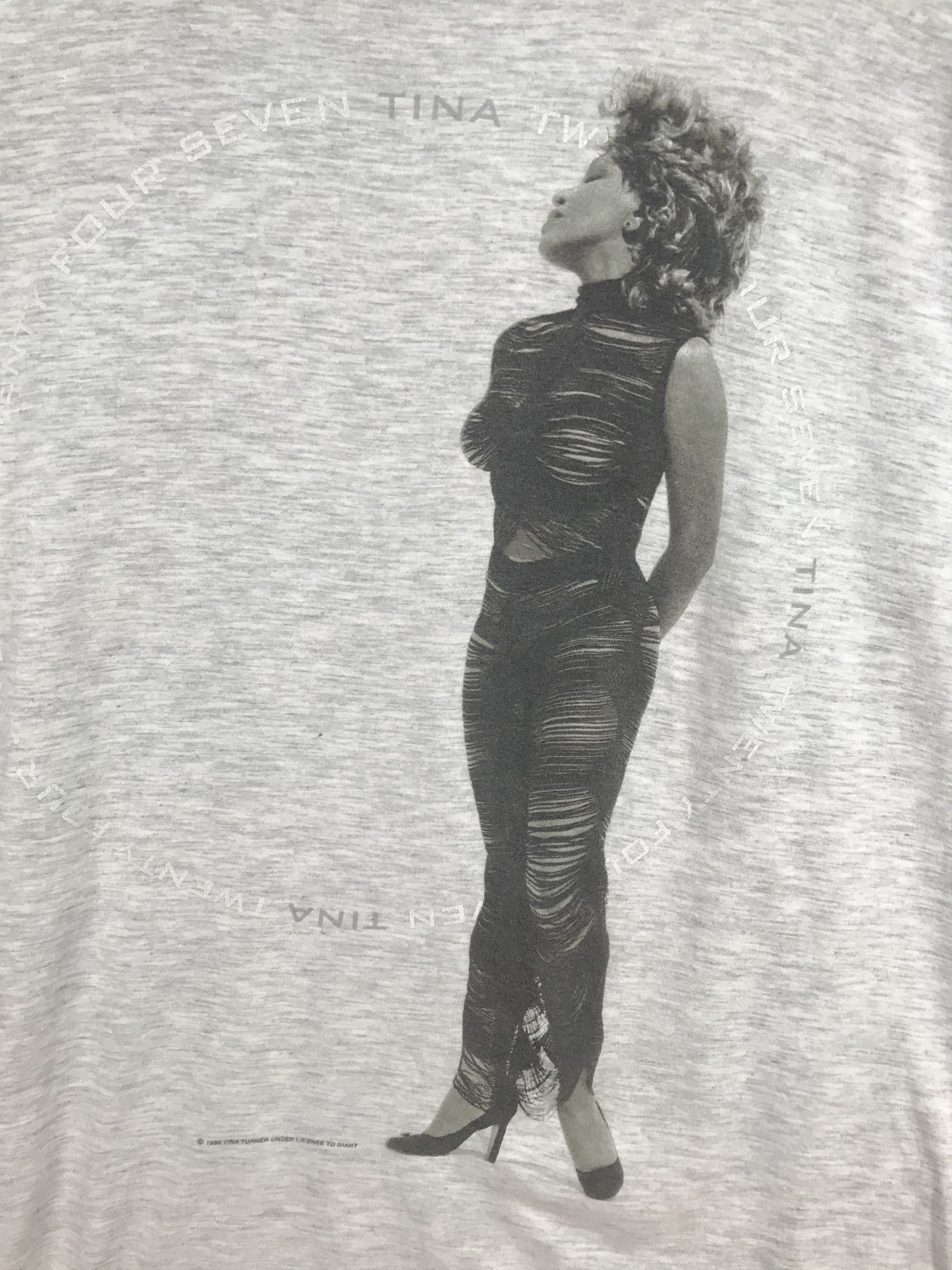 Band Tees Vintage 90s TINA TURNER Tour T-Shirt Size US XL / EU 56 / 4 - 3 Thumbnail