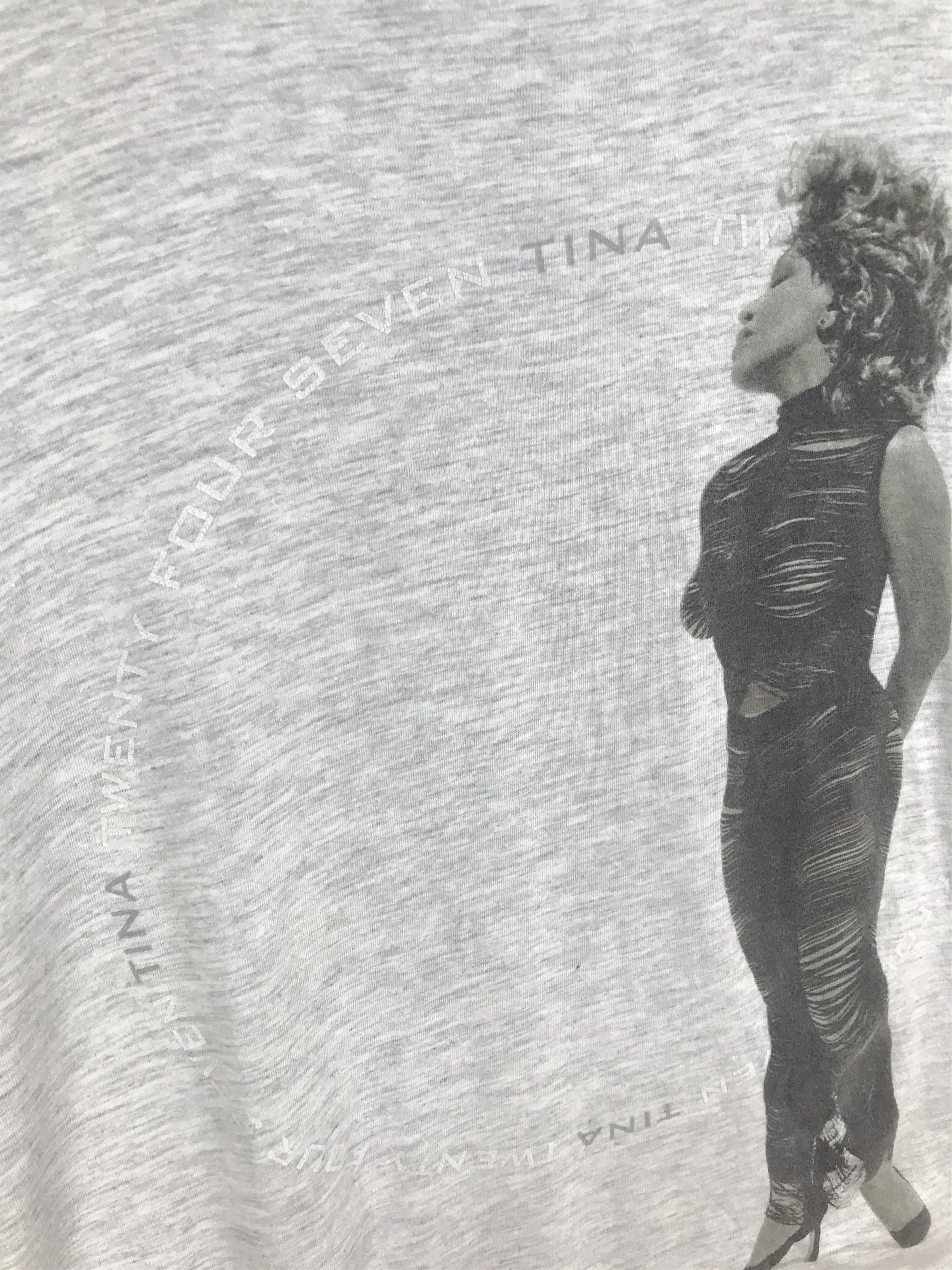 Band Tees Vintage 90s TINA TURNER Tour T-Shirt Size US XL / EU 56 / 4 - 5 Thumbnail