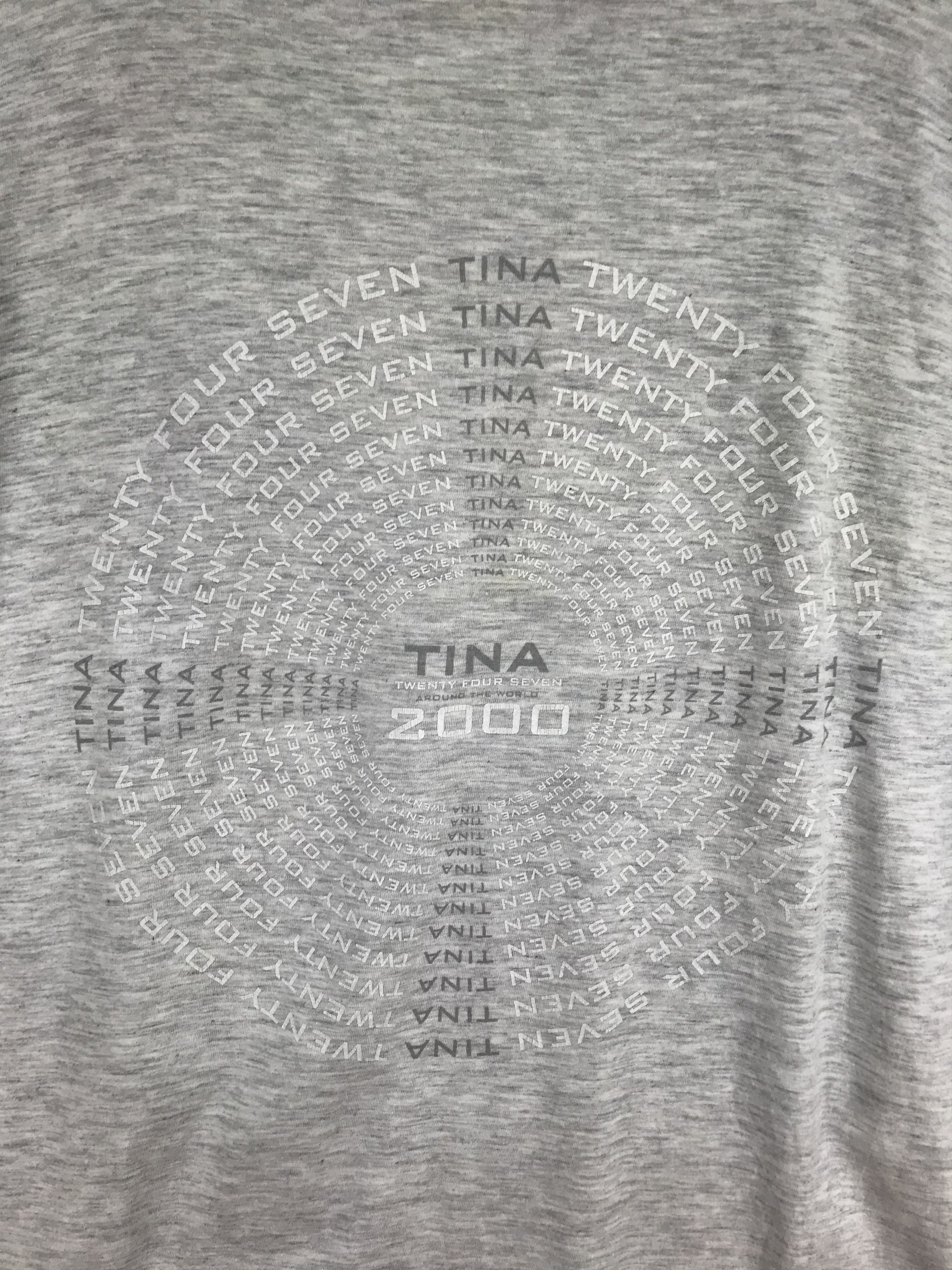 Band Tees Vintage 90s TINA TURNER Tour T-Shirt Size US XL / EU 56 / 4 - 9 Thumbnail