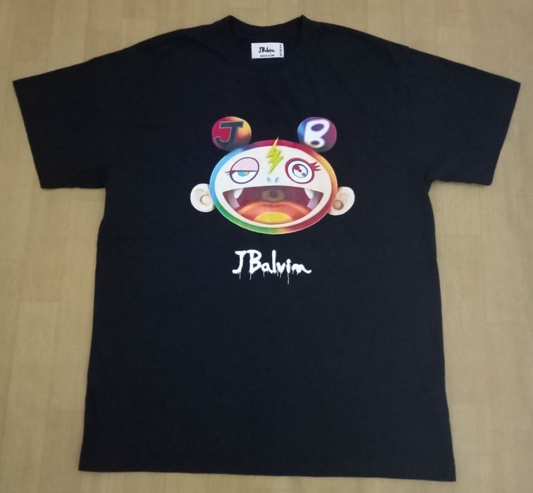 Takashi Murakami J Balvin × Takashi Murakami Kiki Face T Shirt