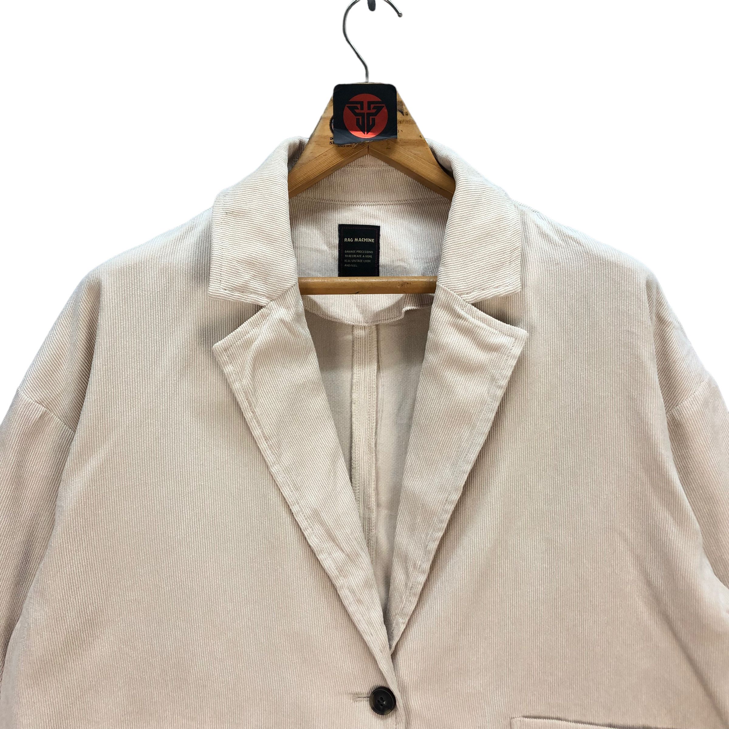 Japanese Brand RAG MACHINE CASUAL JACKET #7050-107 Size US M / EU 48-50 / 2 - 2 Thumbnail