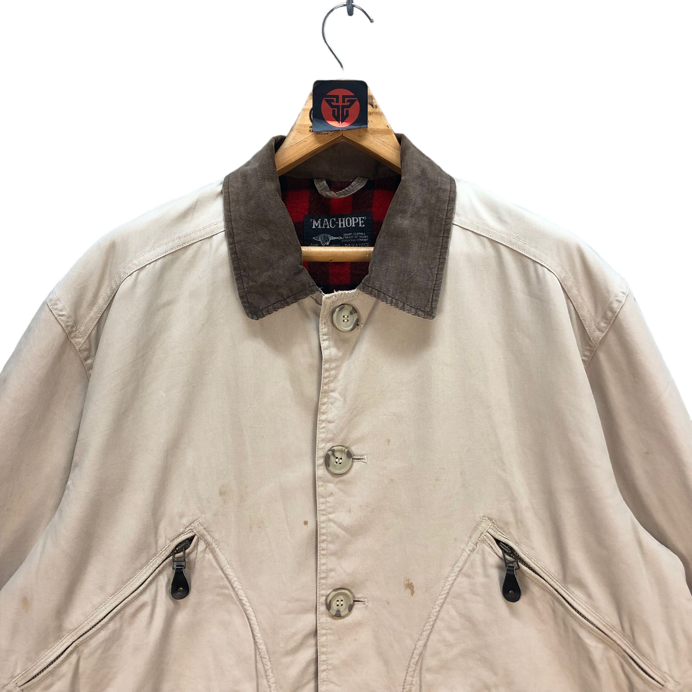 Japanese Brand MAC-HOPE BIRD OF PARADISE TARTAN LINED CHORE JACKET 7052-107 Size US L / EU 52-54 / 3 - 2 Thumbnail