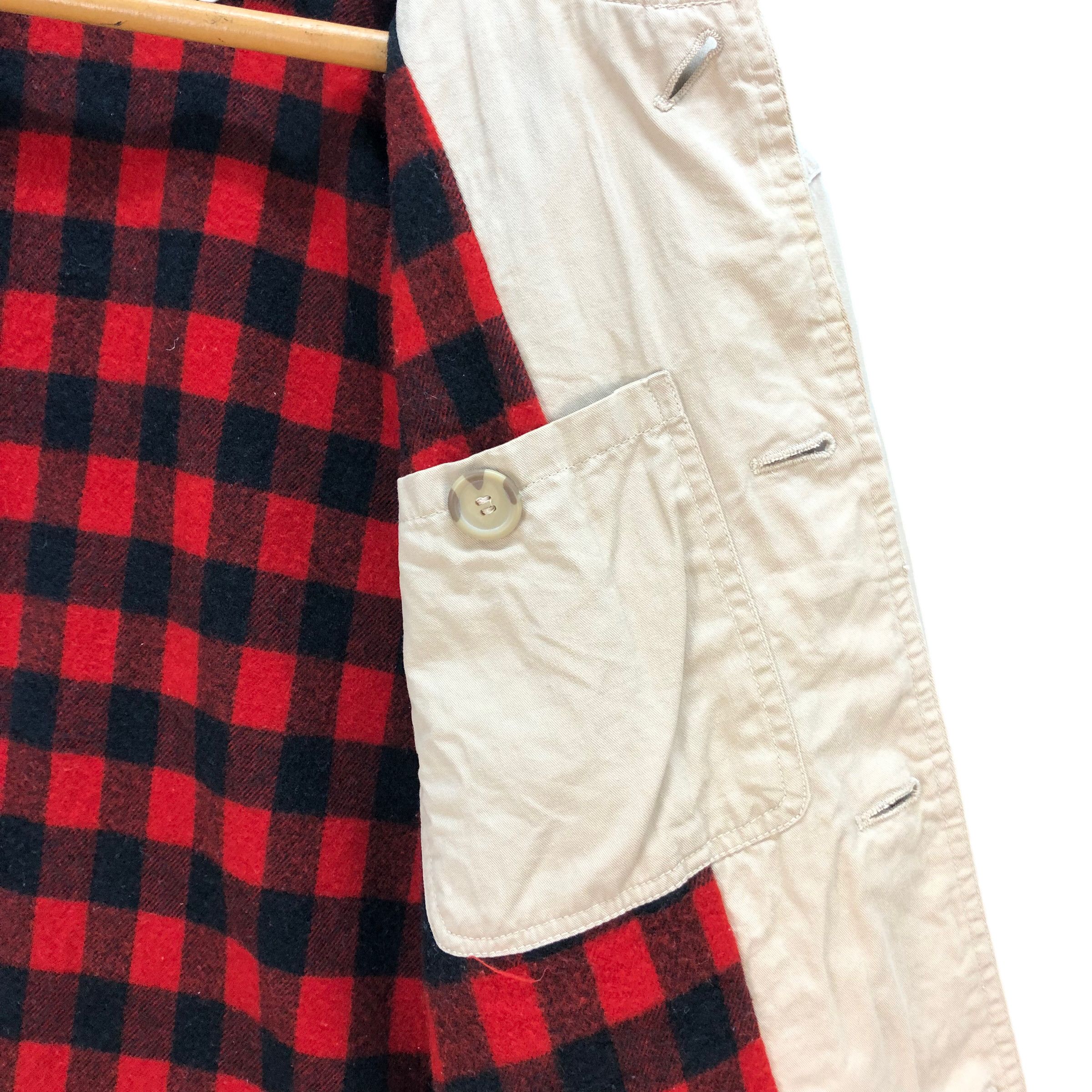 Japanese Brand MAC-HOPE BIRD OF PARADISE TARTAN LINED CHORE JACKET 7052-107 Size US L / EU 52-54 / 3 - 13 Thumbnail