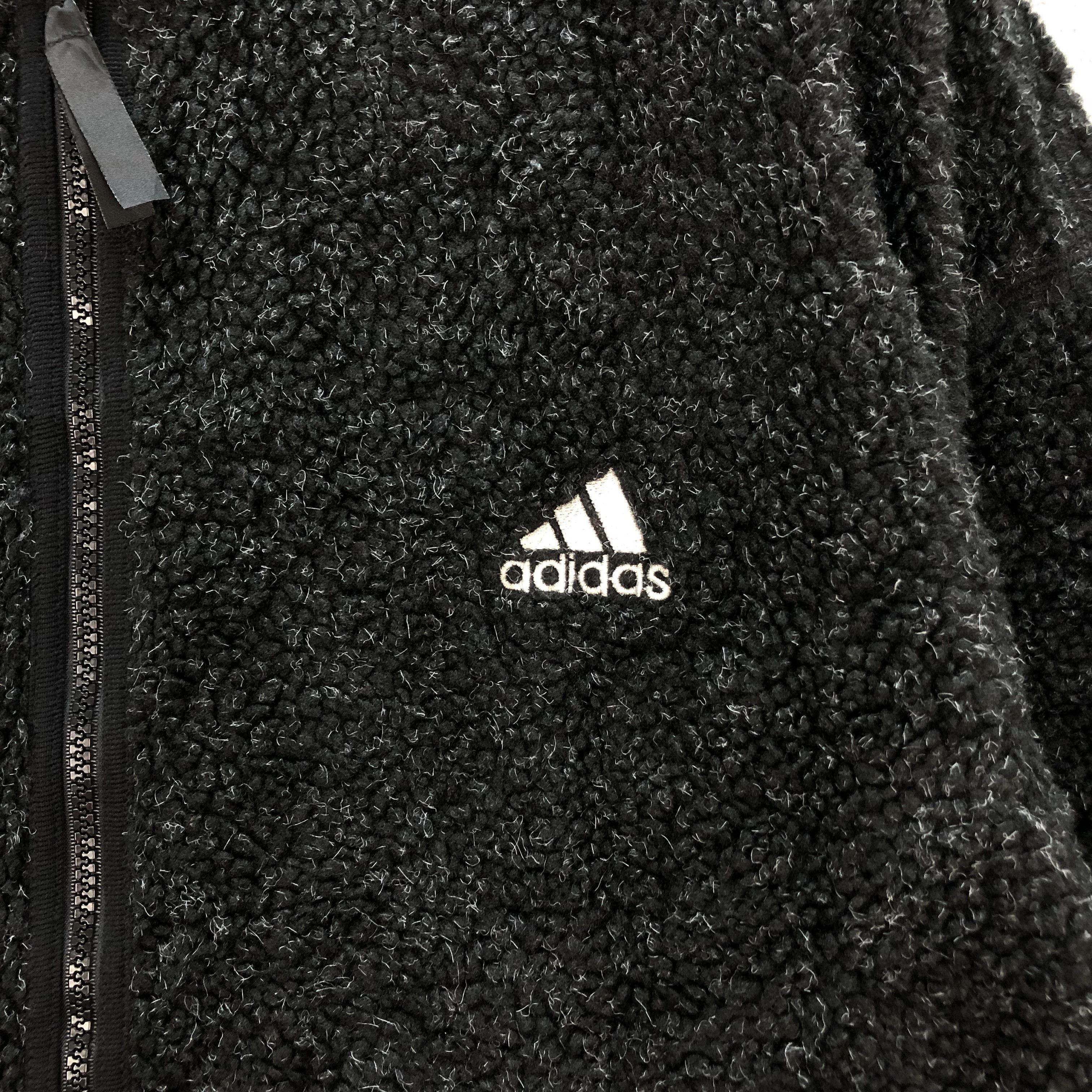 Adidas 90's ADIDAS DEEP PILE FLEECE JACKET #7056-107 Size US L / EU 52-54 / 3 - 3 Thumbnail