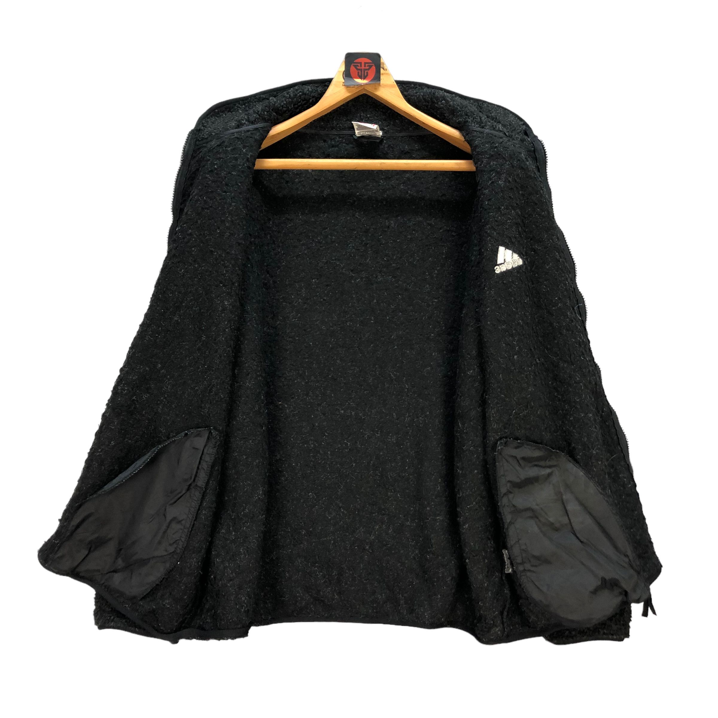 Adidas 90's ADIDAS DEEP PILE FLEECE JACKET #7056-107 Size US L / EU 52-54 / 3 - 7 Thumbnail