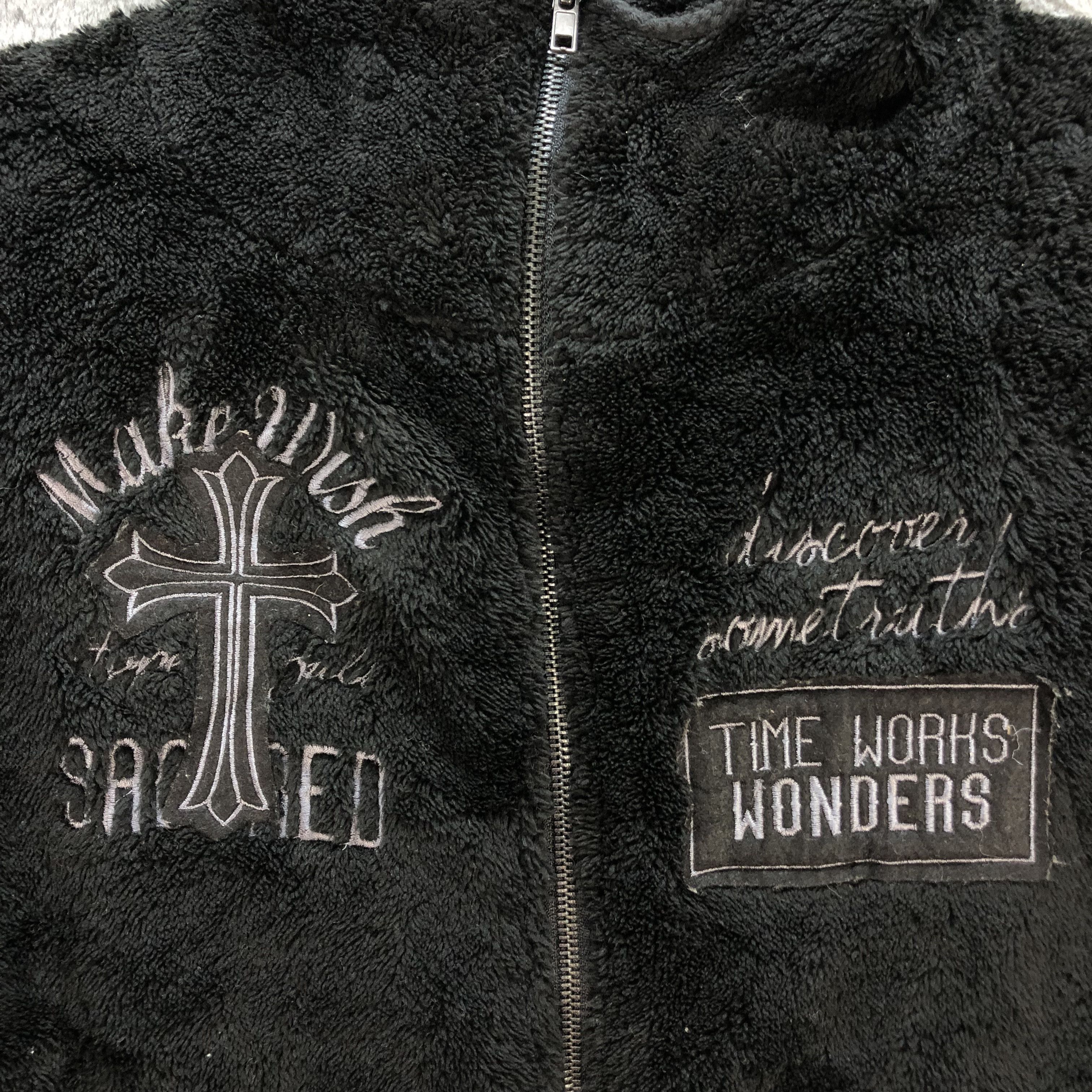 Japanese Brand GHOST OF HARLEM BIG CROSS LOGO FLEECE #7057-107 Size US M / EU 48-50 / 2 - 6 Thumbnail