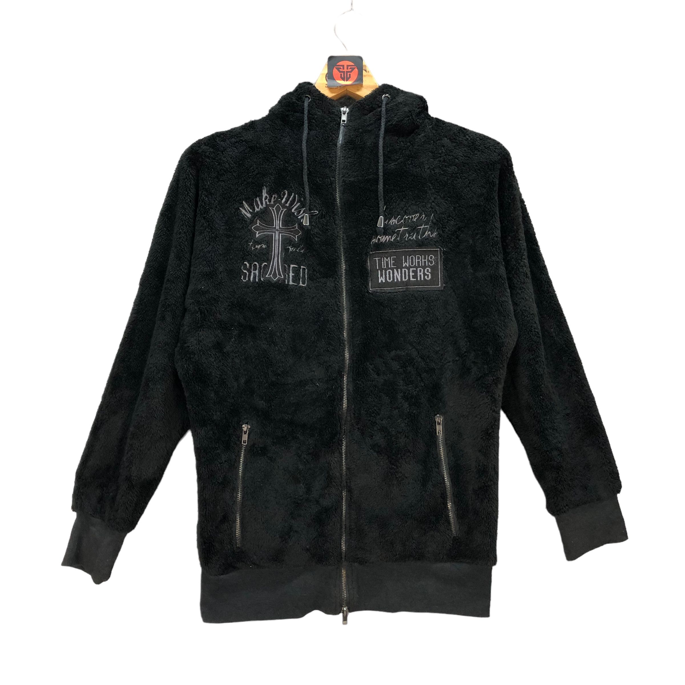 Japanese Brand GHOST OF HARLEM BIG CROSS LOGO FLEECE #7057-107 Size US M / EU 48-50 / 2 - 4 Thumbnail