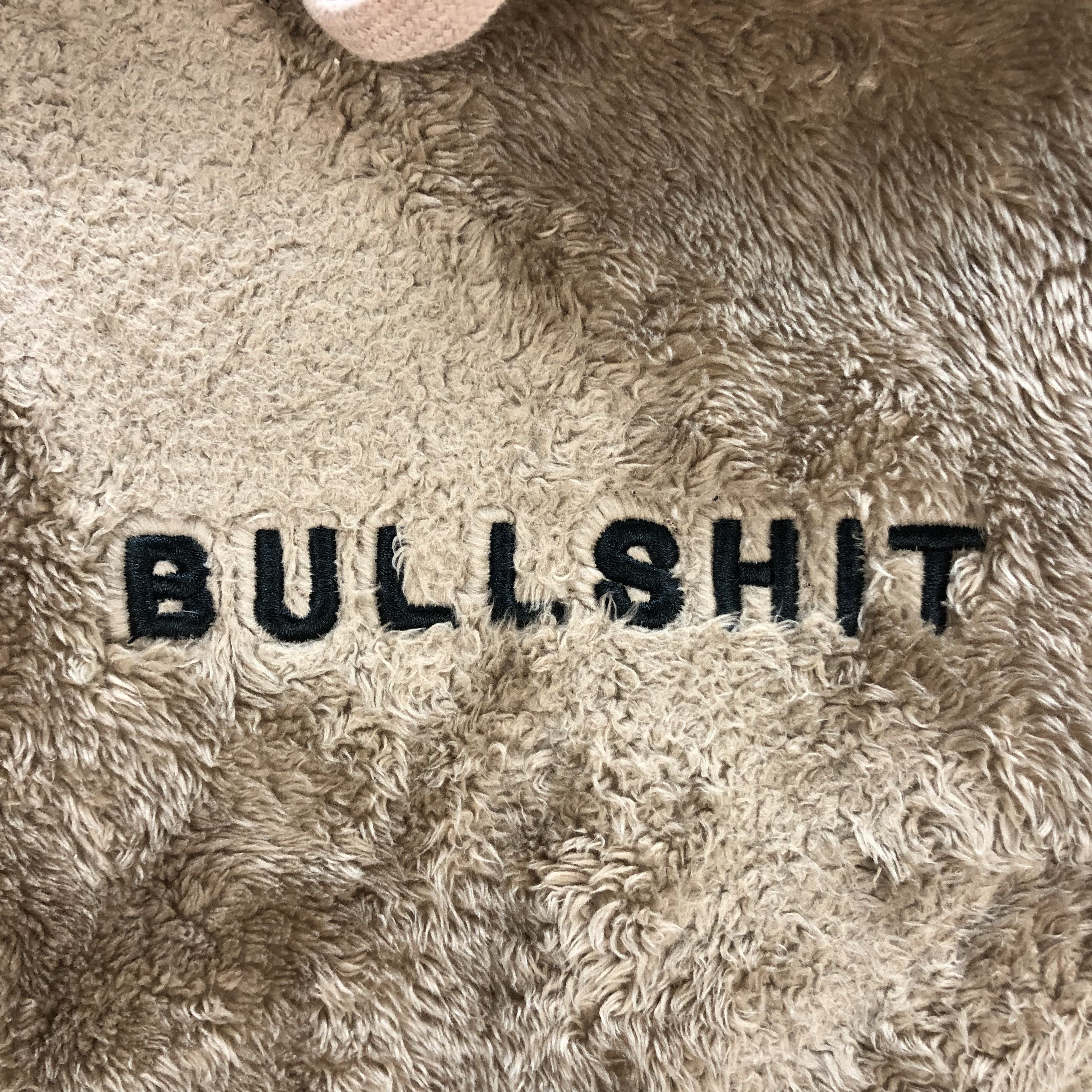 Japanese Brand BULLSHIT BIG LOGO FLEECE HOODIES #7061-107 Size US M / EU 48-50 / 2 - 5 Thumbnail