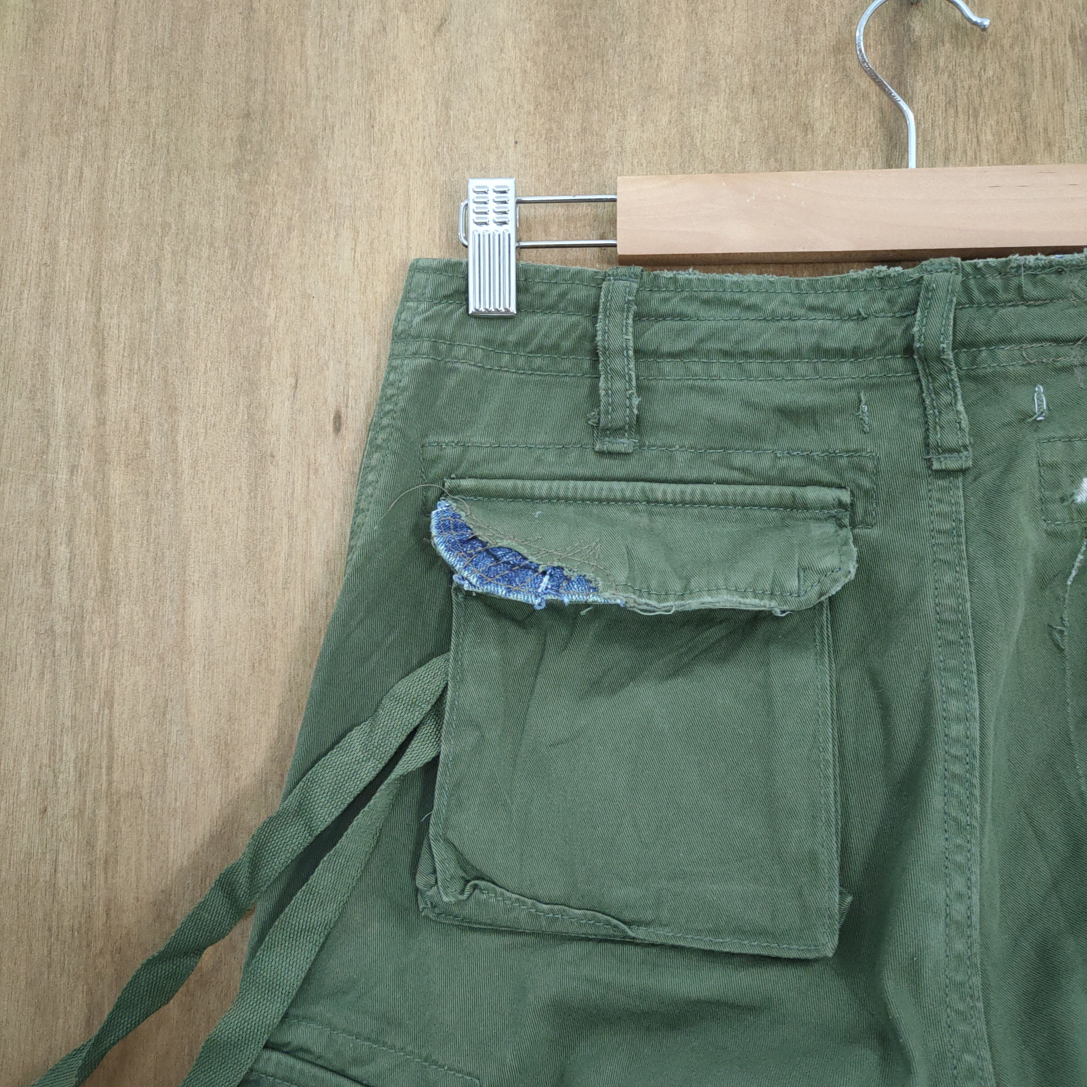 Japanese Brand JAPANESE BRAND PATCHWORK BONDAGE CARGO PANTS Size US 29 - 9 Thumbnail