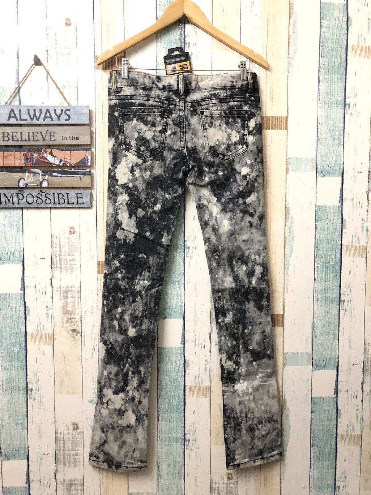 20471120 × Japanese Brand Works Japan Distressed bleach Size US 30 / EU 46 - 4 Thumbnail