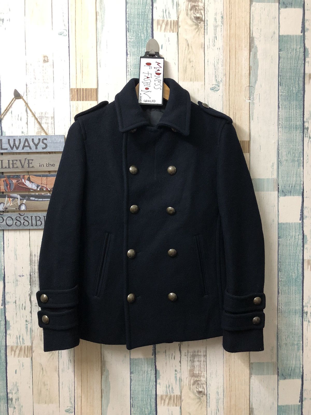 Boycott 2000s Boycott Double Breast Button Military Style Size US M / EU 48-50 / 2 - 1 Thumbnail