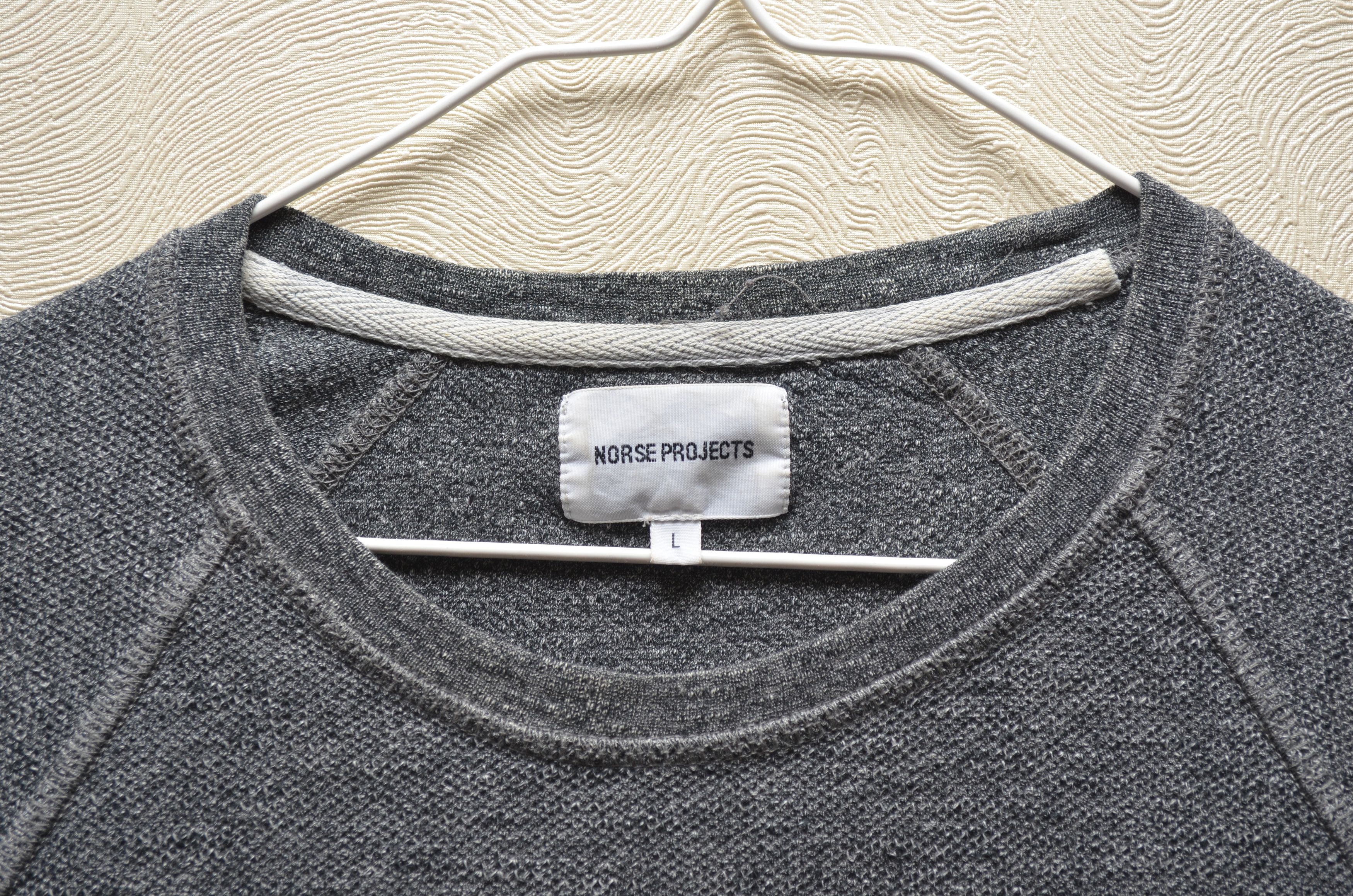 Designer × Norse Projects NORSE PROJECTS ASKE FINE STRUCTURE SWEAT Size US L / EU 52-54 / 3 - 7 Thumbnail