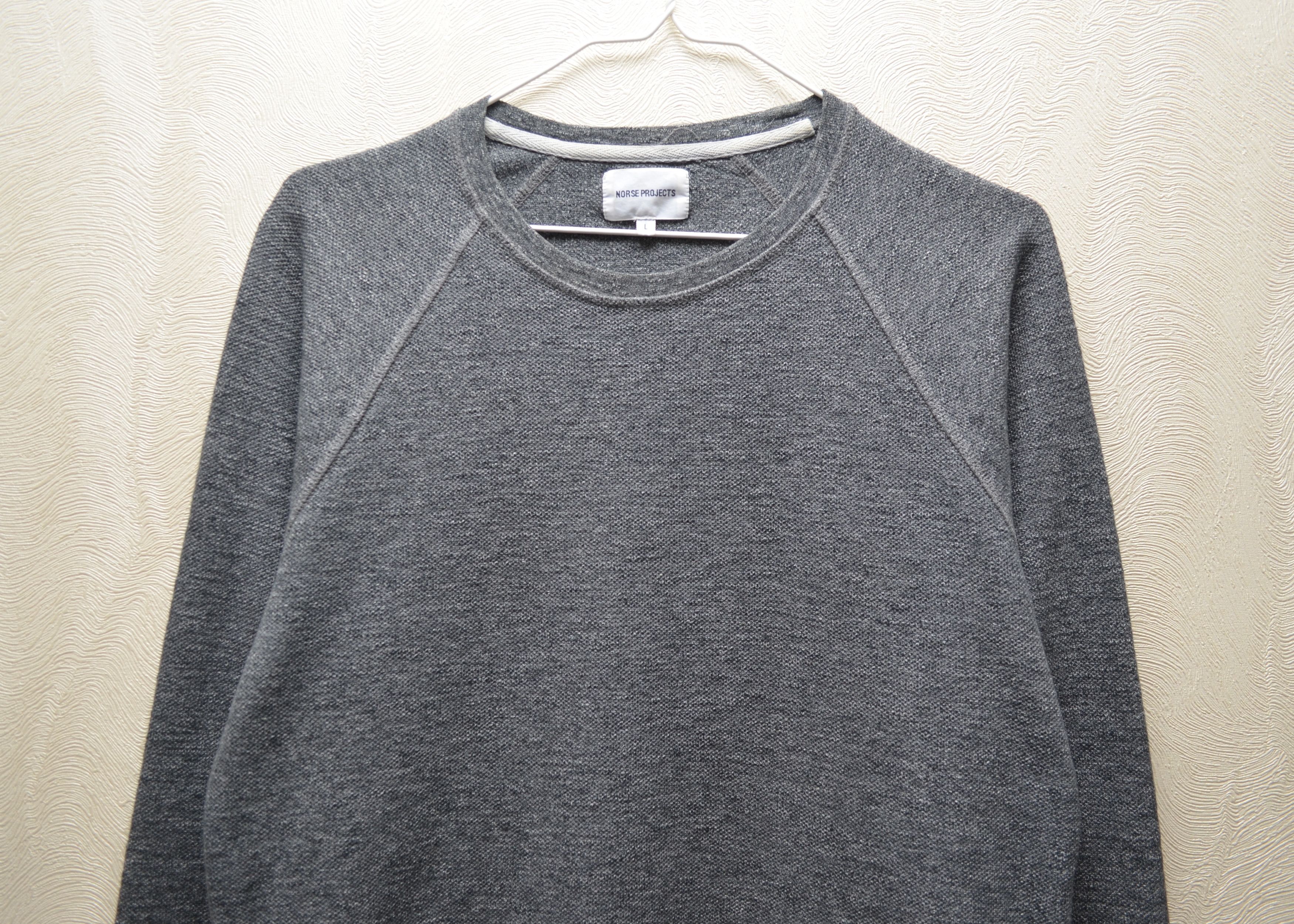Designer × Norse Projects NORSE PROJECTS ASKE FINE STRUCTURE SWEAT Size US L / EU 52-54 / 3 - 6 Thumbnail