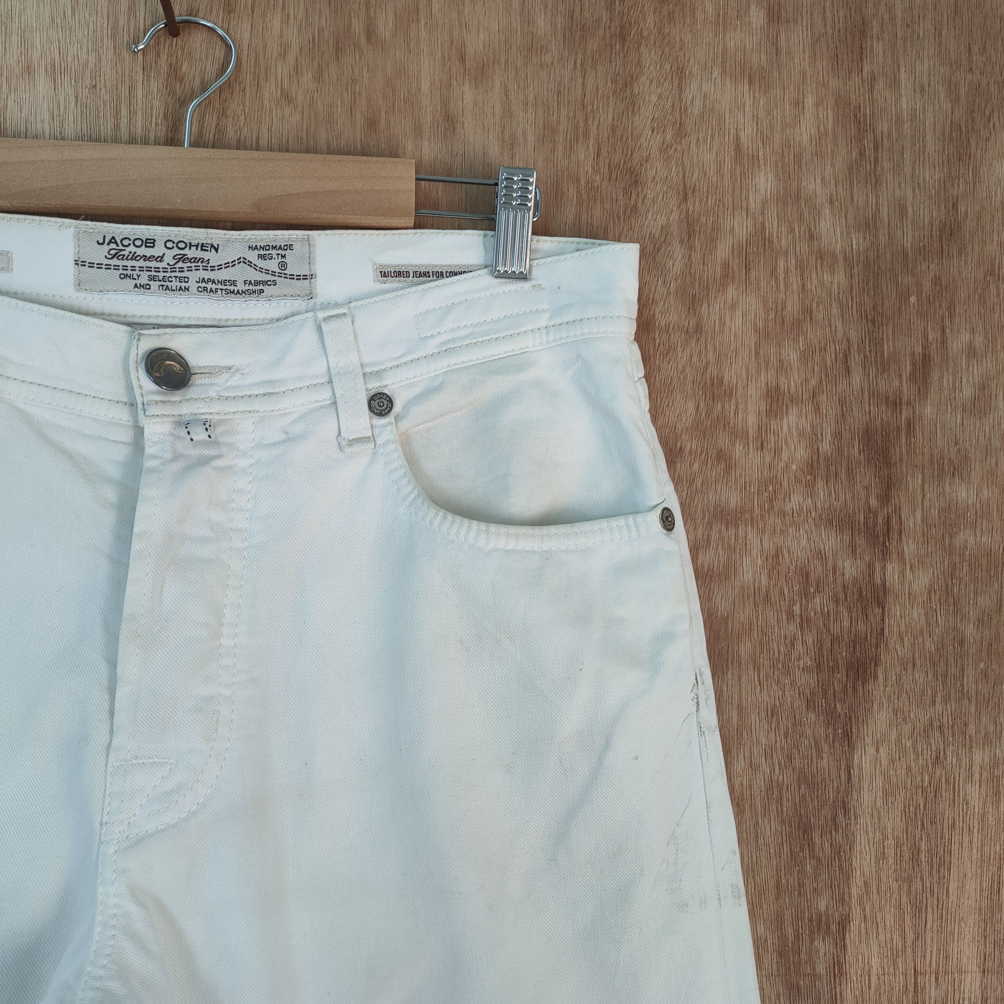 Jacob Cohen JACOB COHEN WHITE JEANS DENIM PANTS Size US 33 - 11 Thumbnail