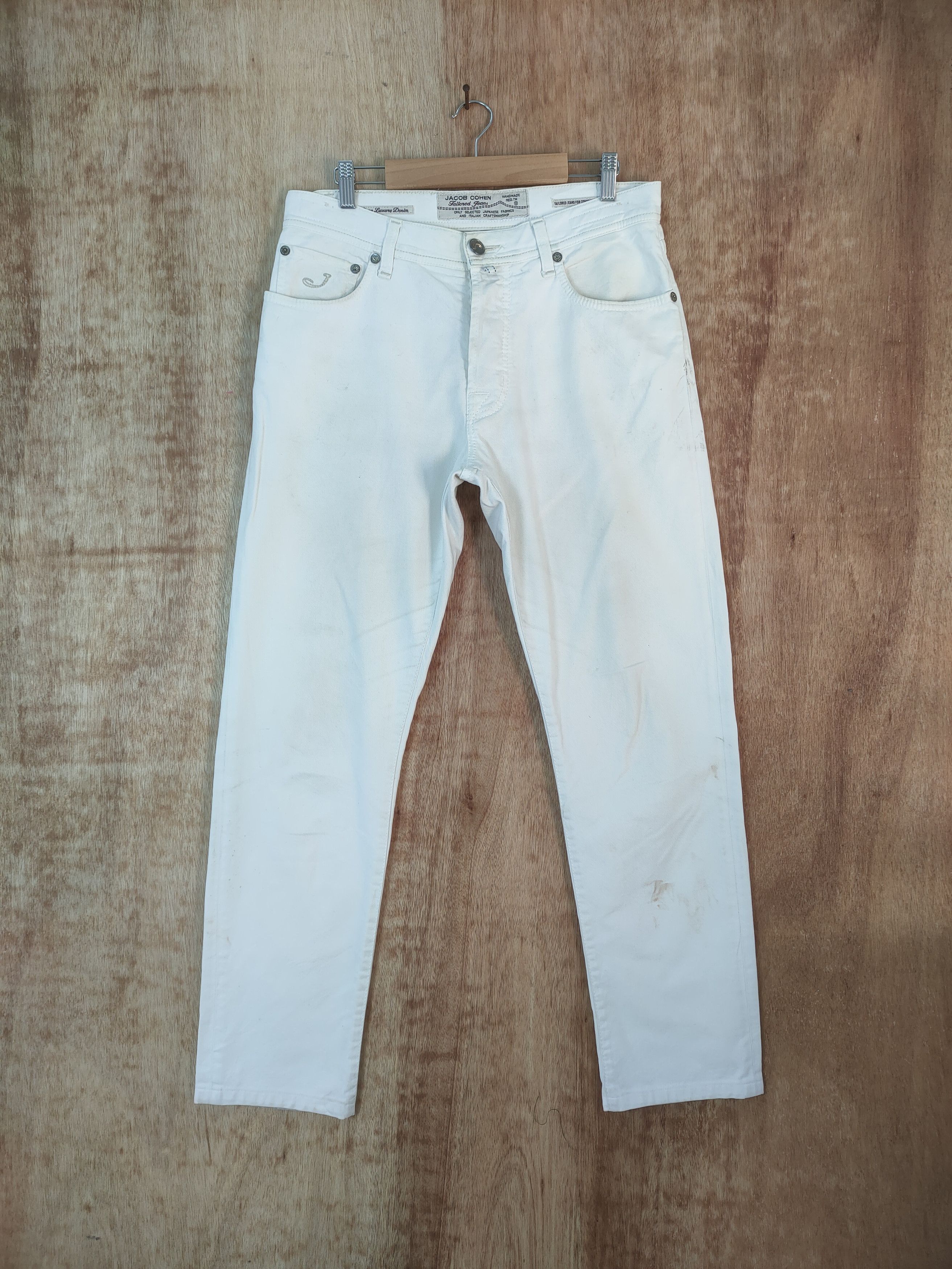 Jacob Cohen JACOB COHEN WHITE JEANS DENIM PANTS Size US 33 - 1 Thumbnail