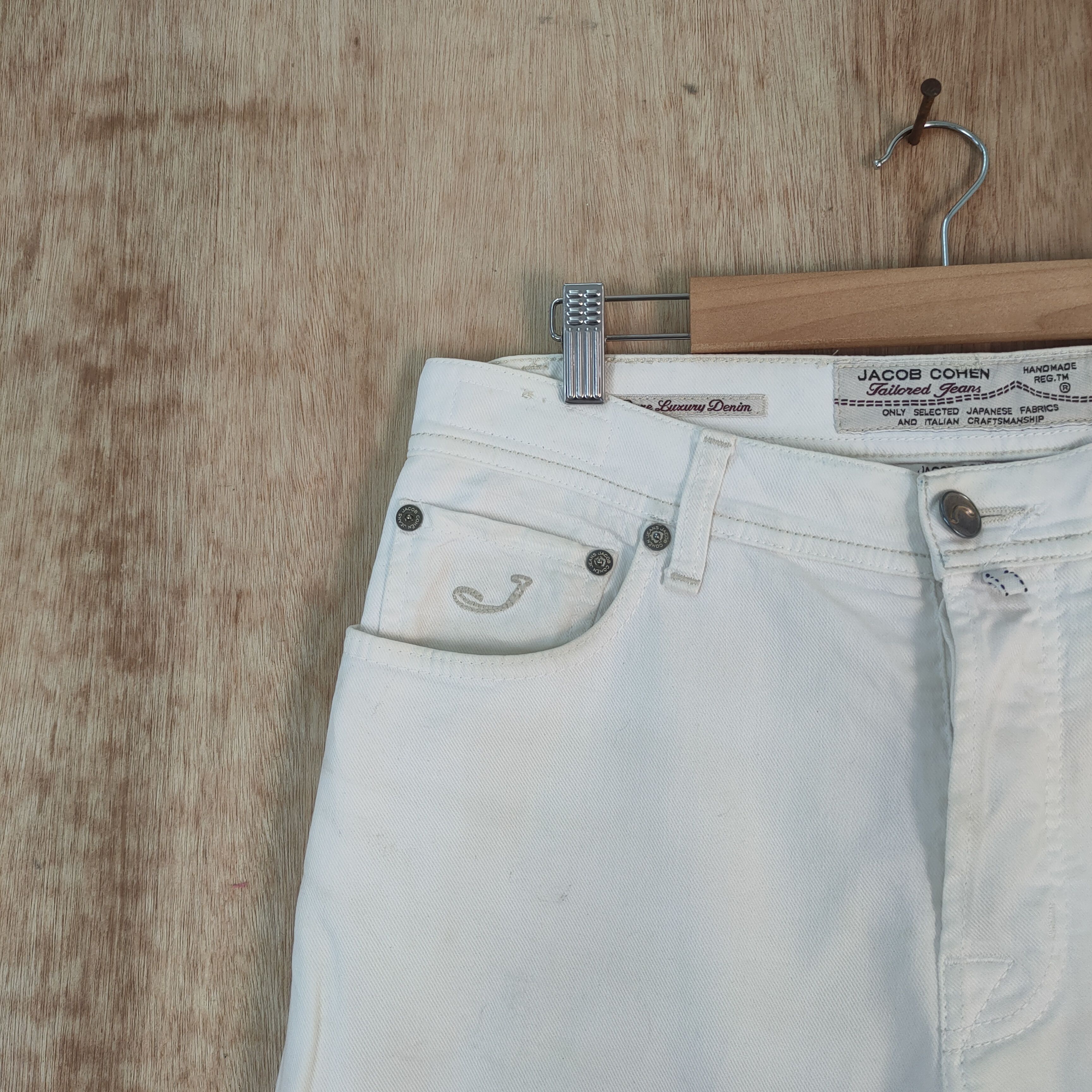 Jacob Cohen JACOB COHEN WHITE JEANS DENIM PANTS Size US 33 - 10 Thumbnail