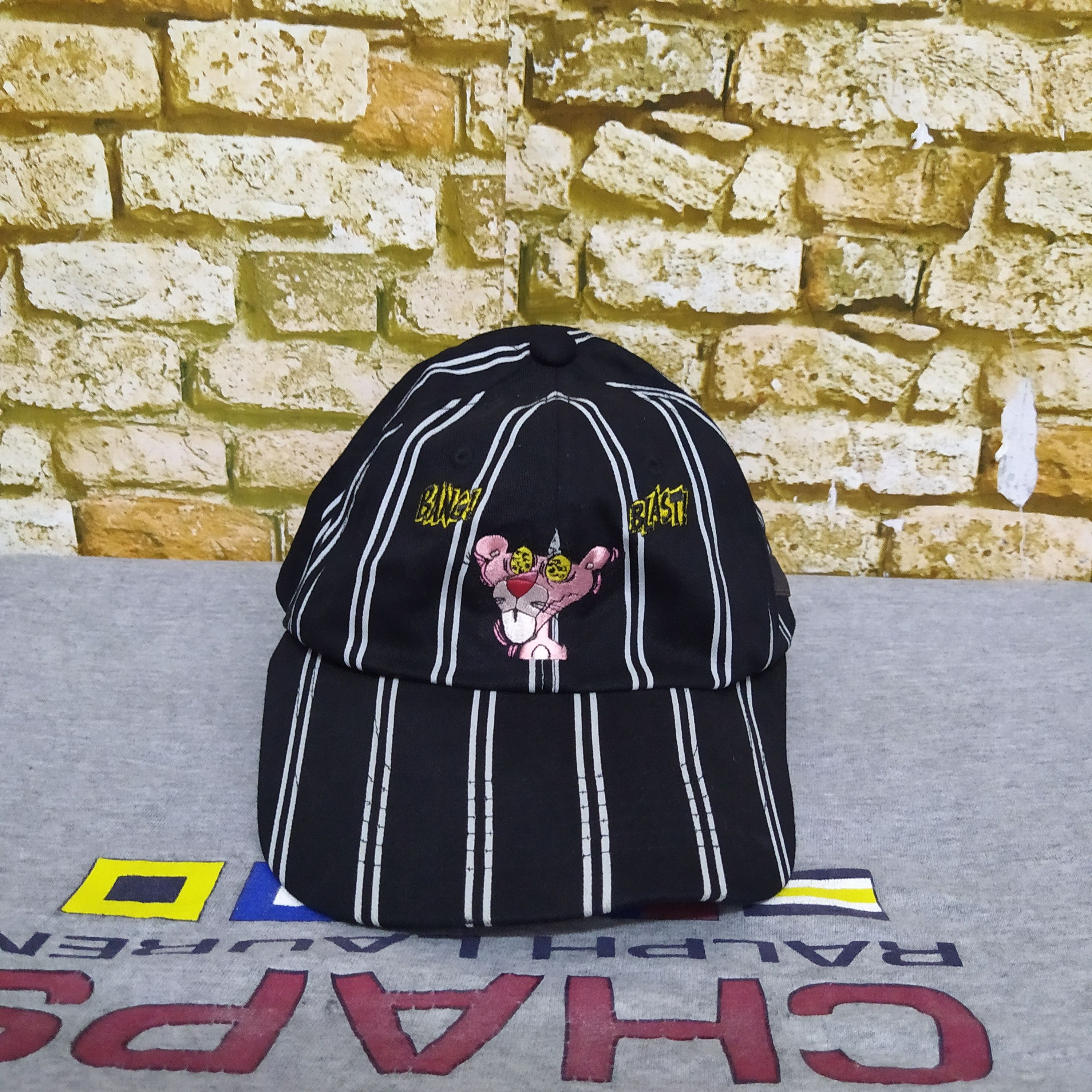 image of Cartoon Network x Vintage VTG The Pink Panther Hats Stereo Vinyls (D34) in Stripe, Men's