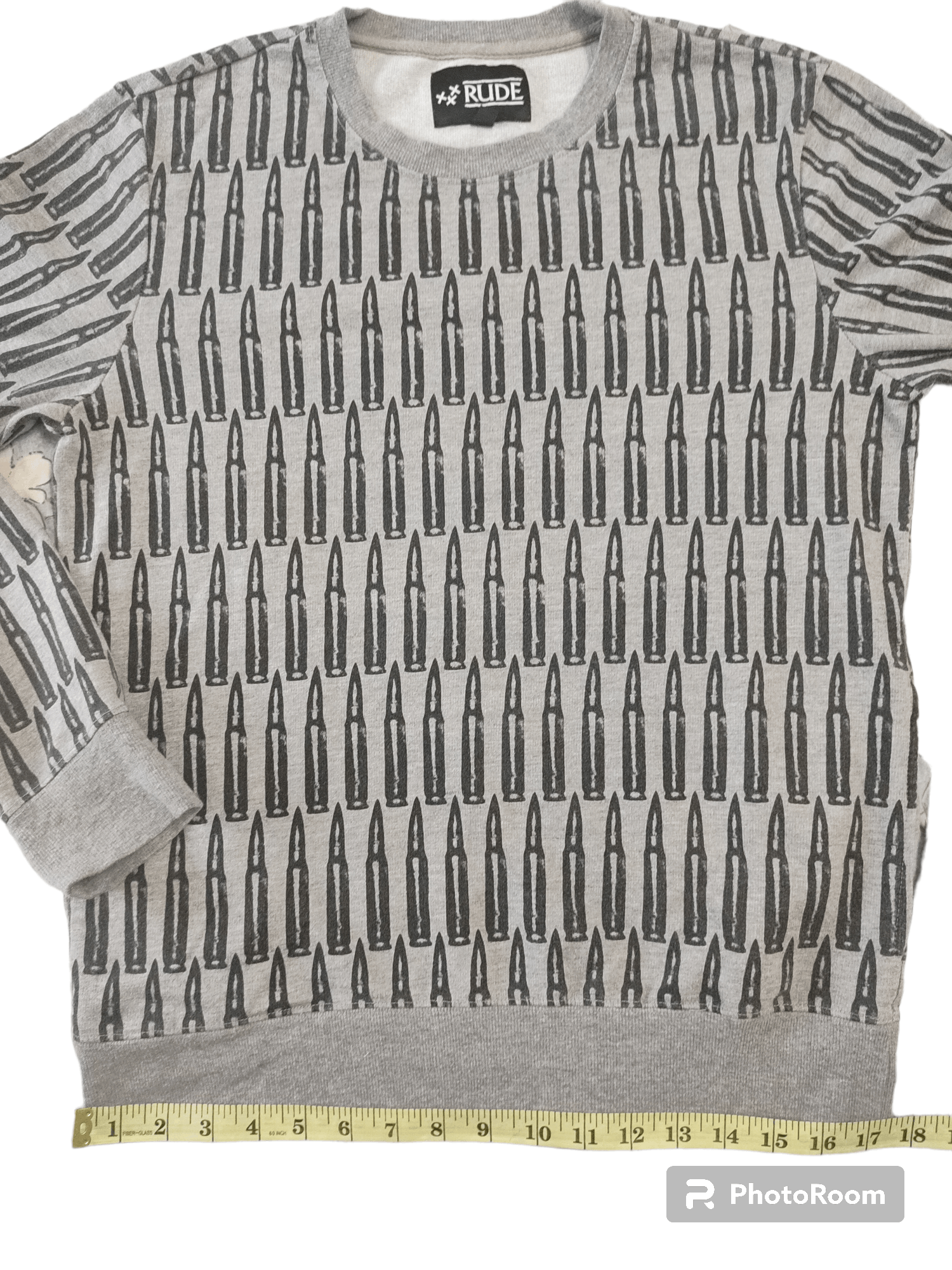 Designer XXX Rude Full Bullets Printed Sweater Size US M / EU 48-50 / 2 - 4 Thumbnail