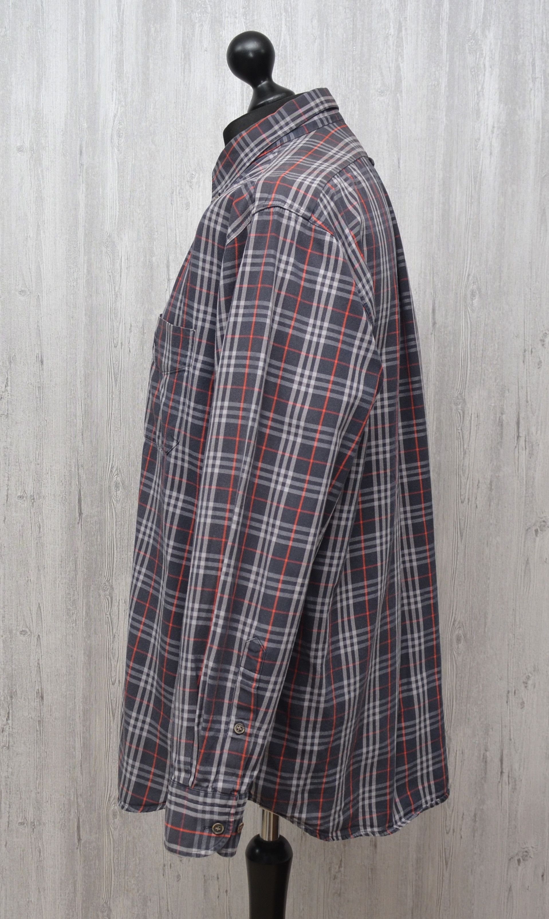 Burberry × Vintage Vintage 90s Burberrys Check Plaid L/S Shirt Sz XL RARE Size US XL / EU 56 / 4 - 6 Thumbnail