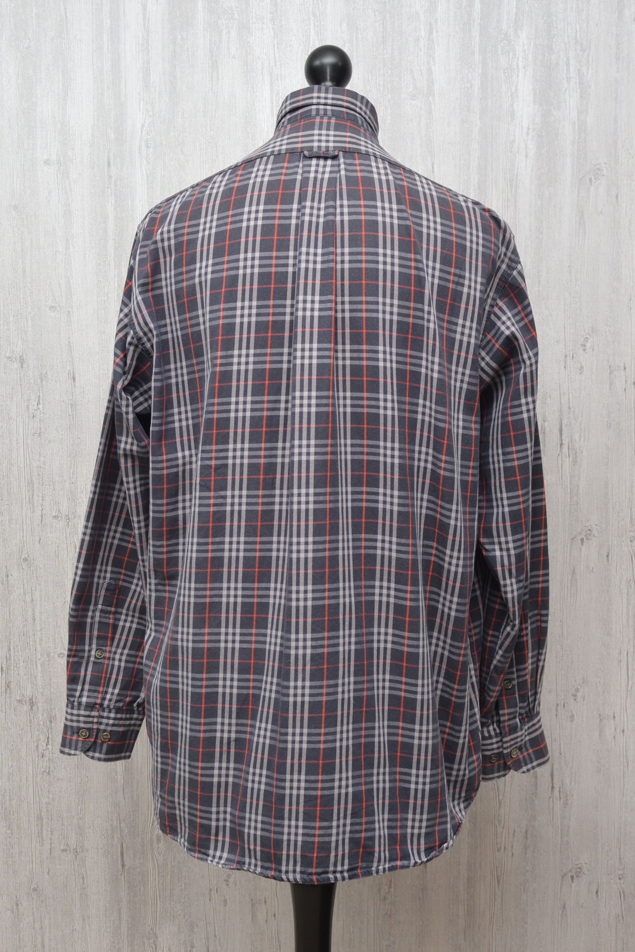 Burberry × Vintage Vintage 90s Burberrys Check Plaid L/S Shirt Sz XL RARE Size US XL / EU 56 / 4 - 8 Thumbnail