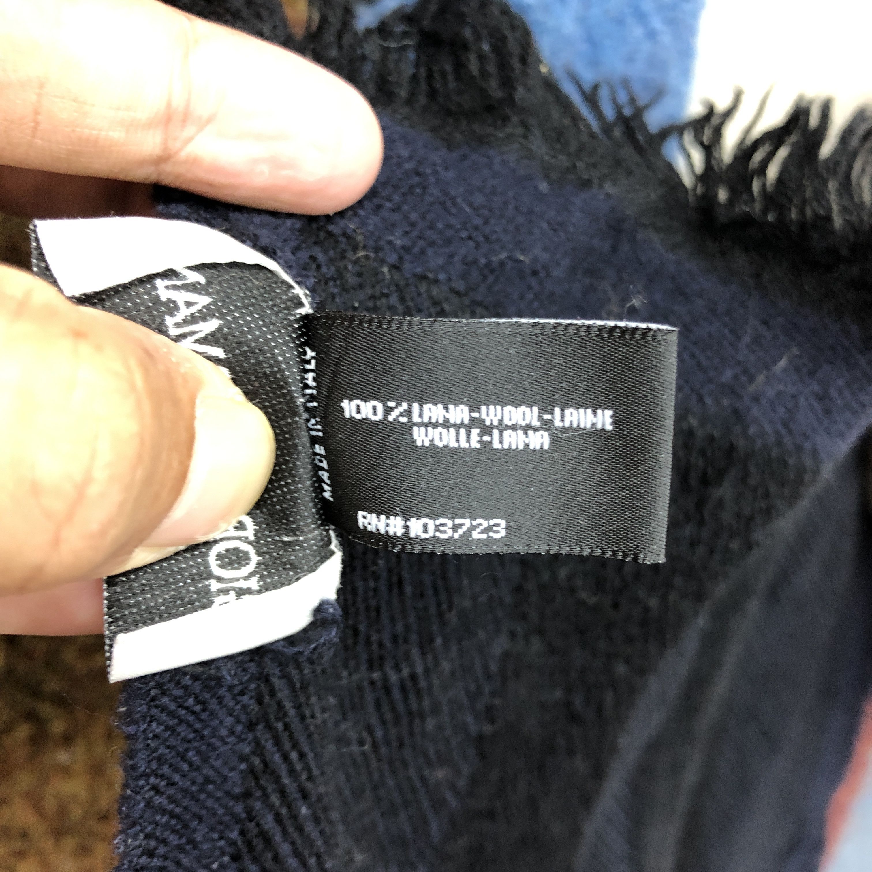 Giorgio Armani GIORGIO ARMANI Muffler Scarf #0749/AF Size ONE SIZE - 6 Thumbnail