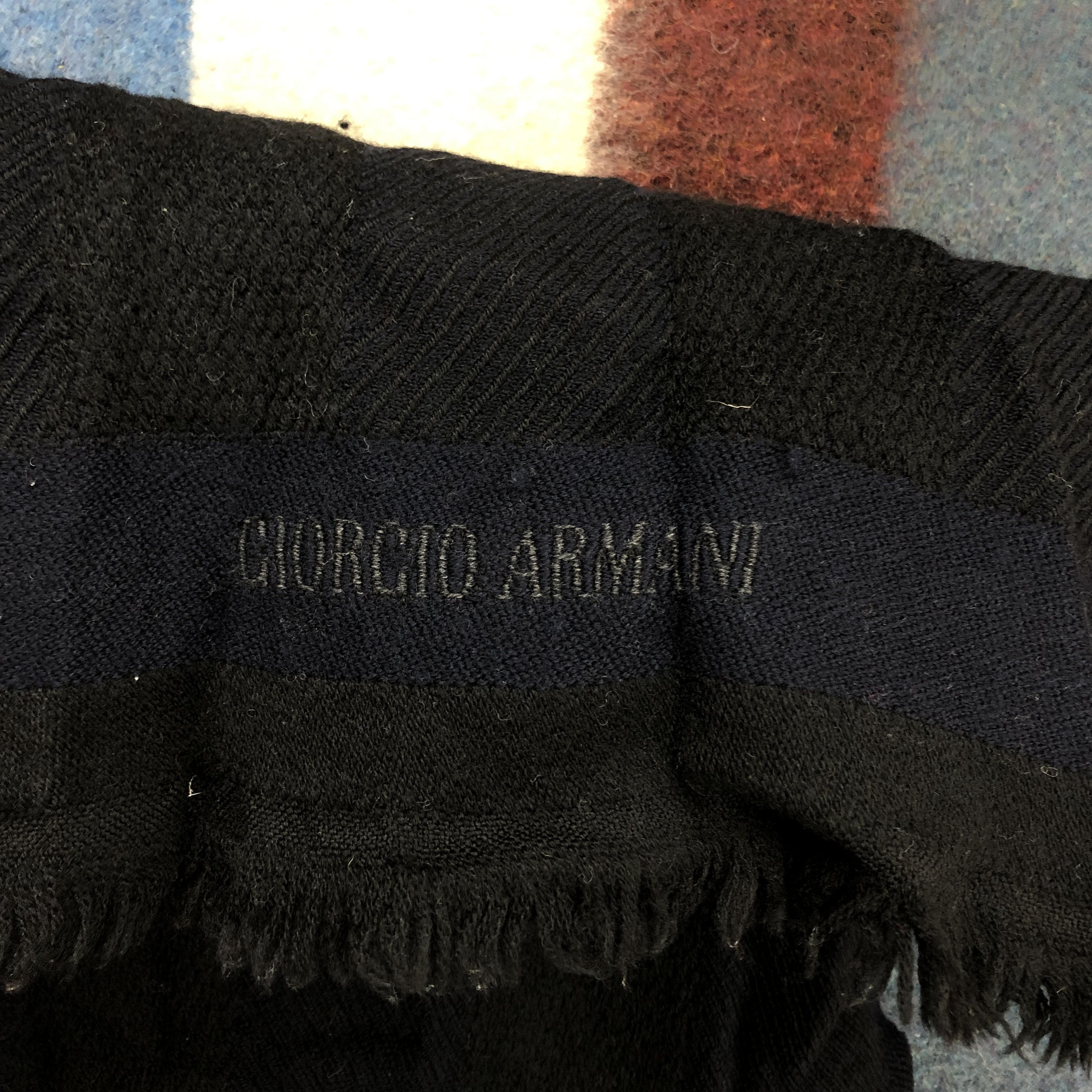 Giorgio Armani GIORGIO ARMANI Muffler Scarf #0749/AF Size ONE SIZE - 4 Thumbnail
