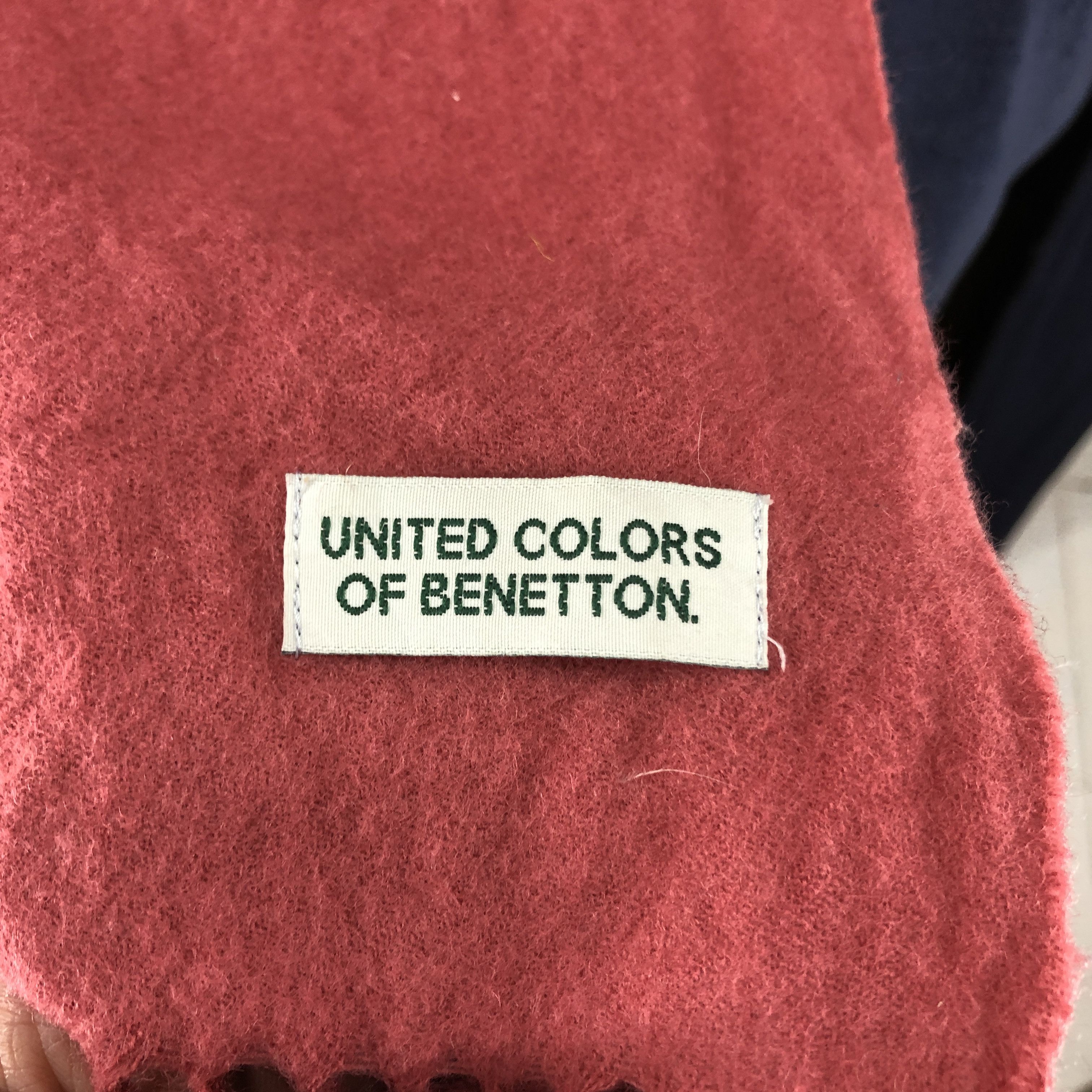 Benetton BENETTON Muffler Scarf #0944/AG Size ONE SIZE - 4 Thumbnail
