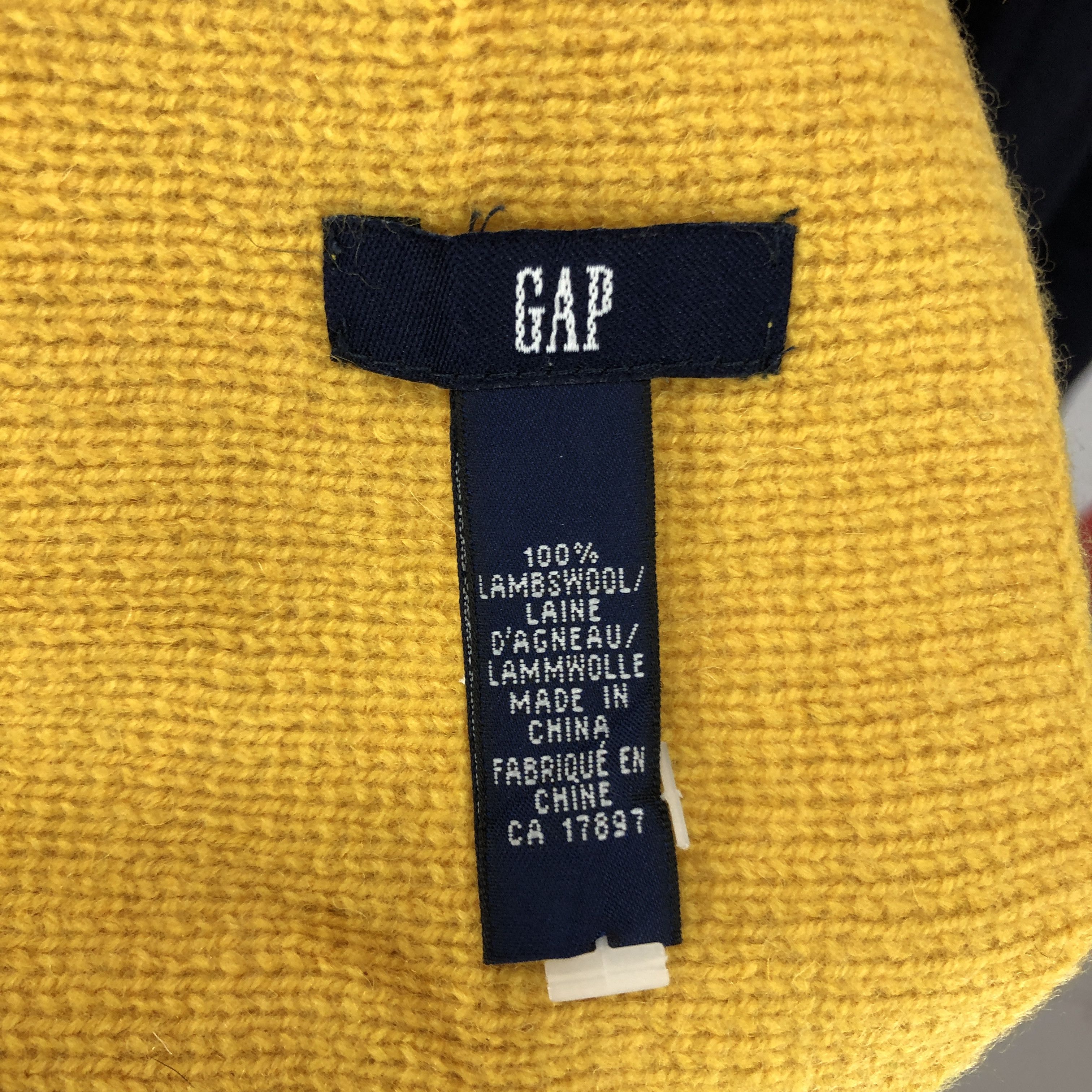 Gap GAP Stripe Lambswool Muffler Scarf #0978/AG Size ONE SIZE - 4 Thumbnail