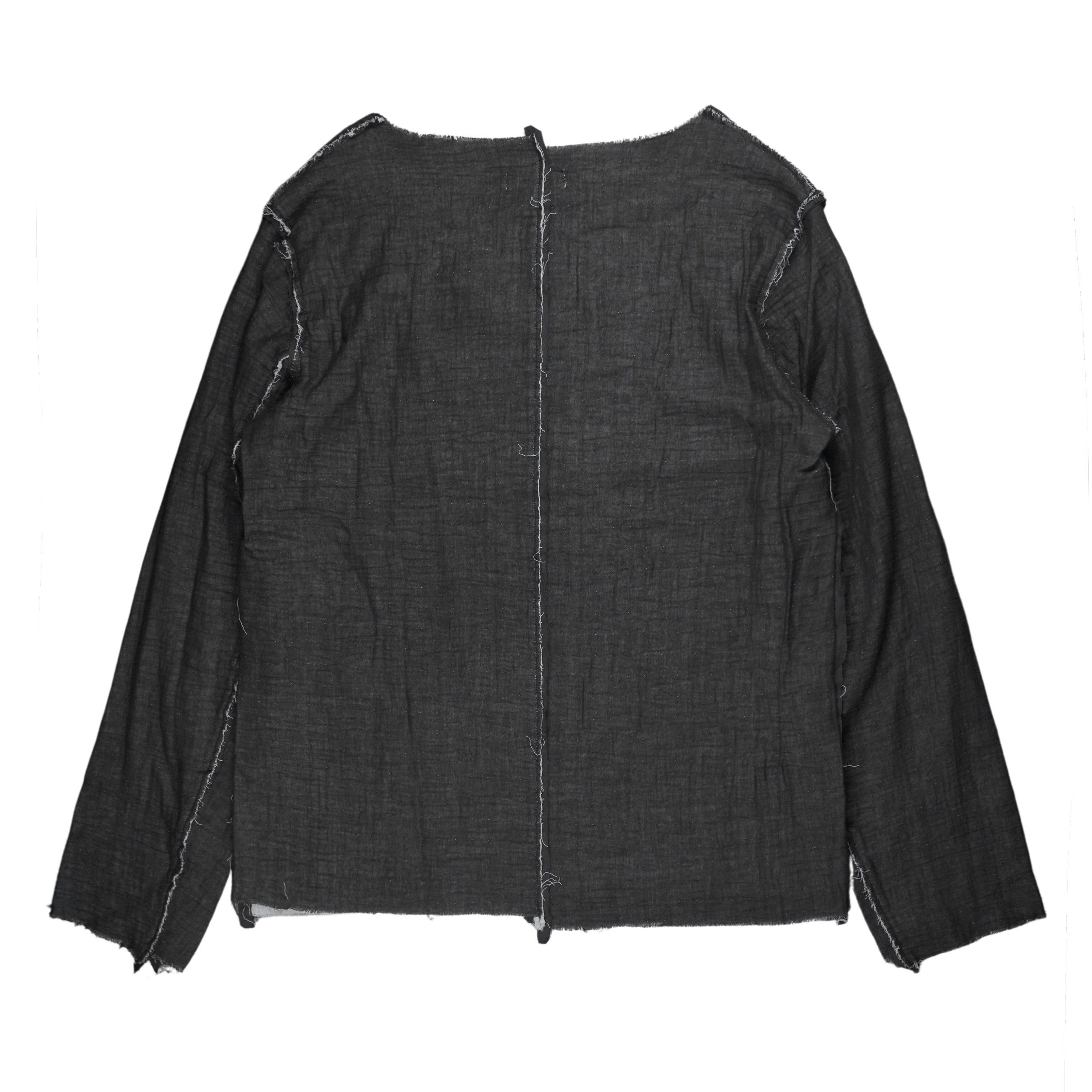 Number (N)ine × Takahiromiyashita The Soloist. NWT SS01 Distressed Raw Hem Long Sleeve Size US L / EU 52-54 / 3 - 2 Thumbnail