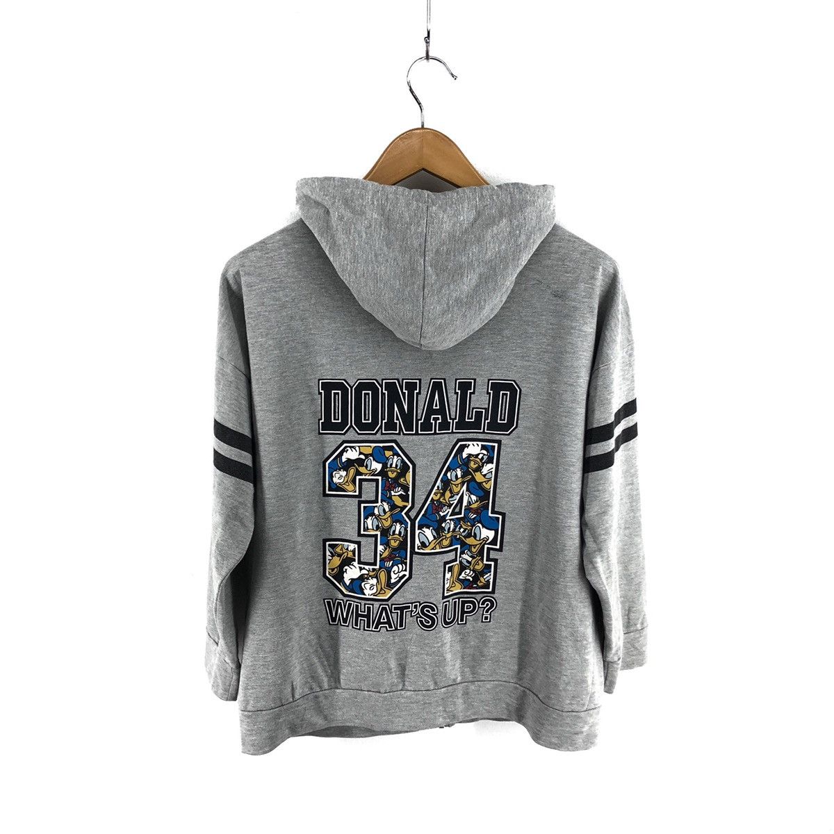 Disney DONALD DUCK What’s Up! Women Zipper Hoodie #2596-92 Size M / US 6-8 / IT 42-44 - 1 Thumbnail
