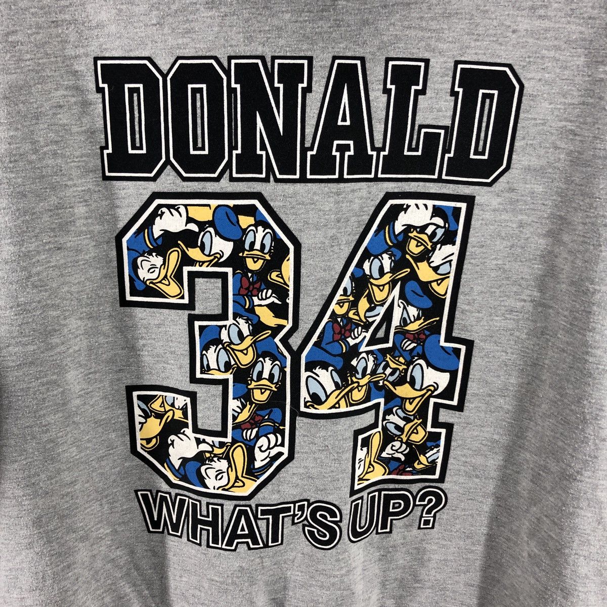 Disney DONALD DUCK What’s Up! Women Zipper Hoodie #2596-92 Size M / US 6-8 / IT 42-44 - 2 Thumbnail