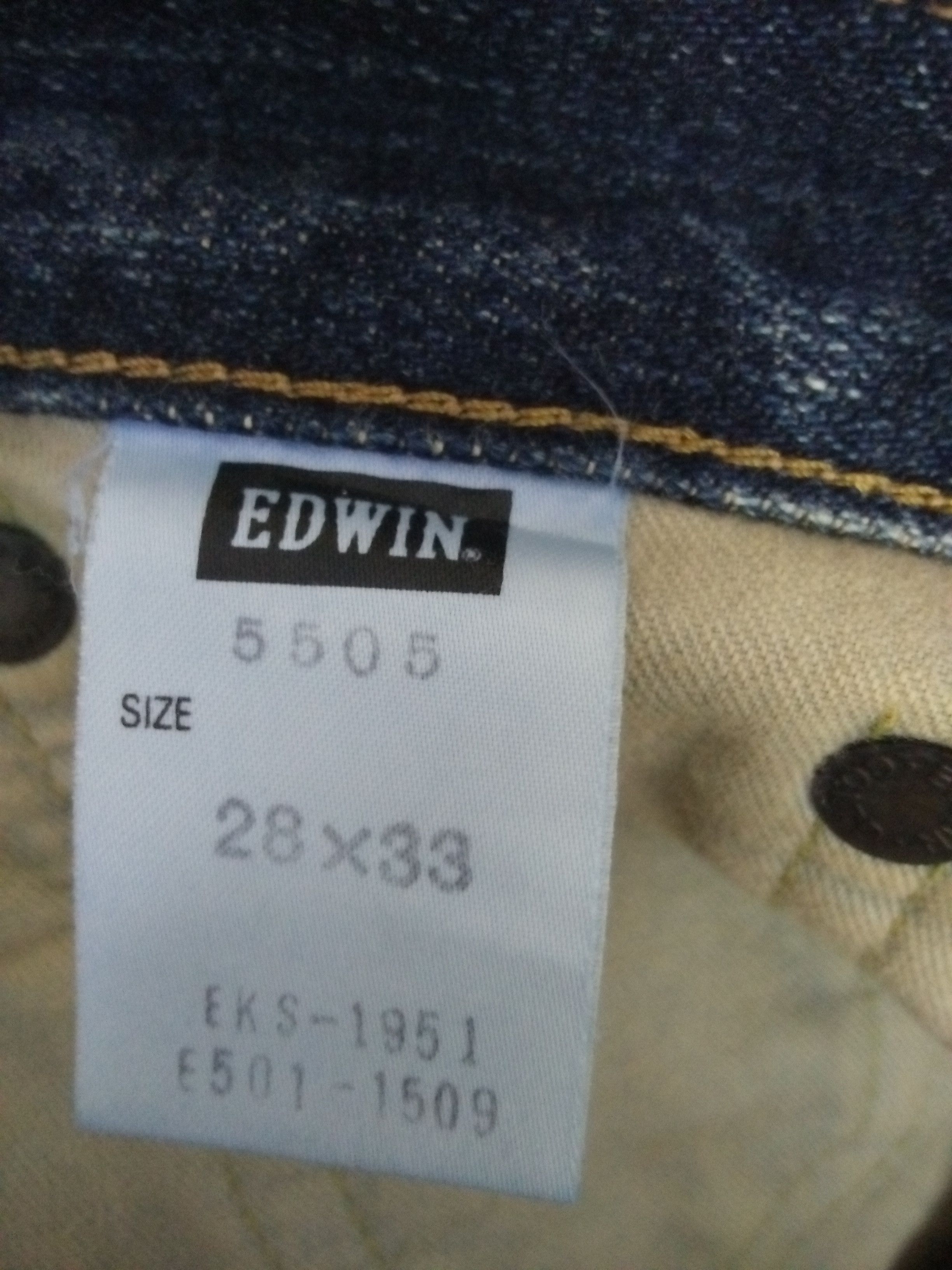 Edwin VTG EDWIN SELVEDGE DENIM JAPAN (B33) w30 Size US 30 / EU 46 - 9 Thumbnail